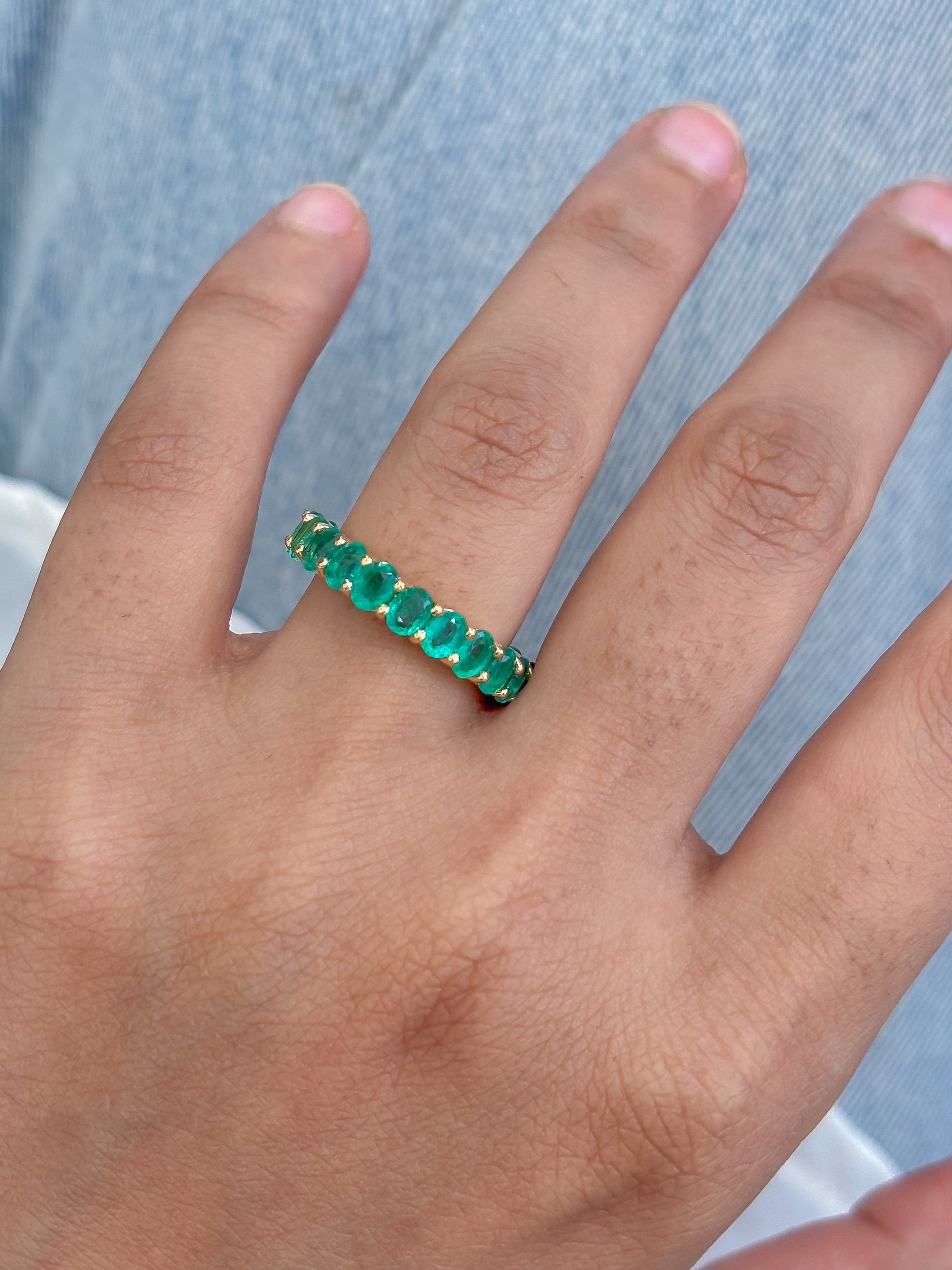 JPRG-4968/12047 Emerald Ring | 18K
