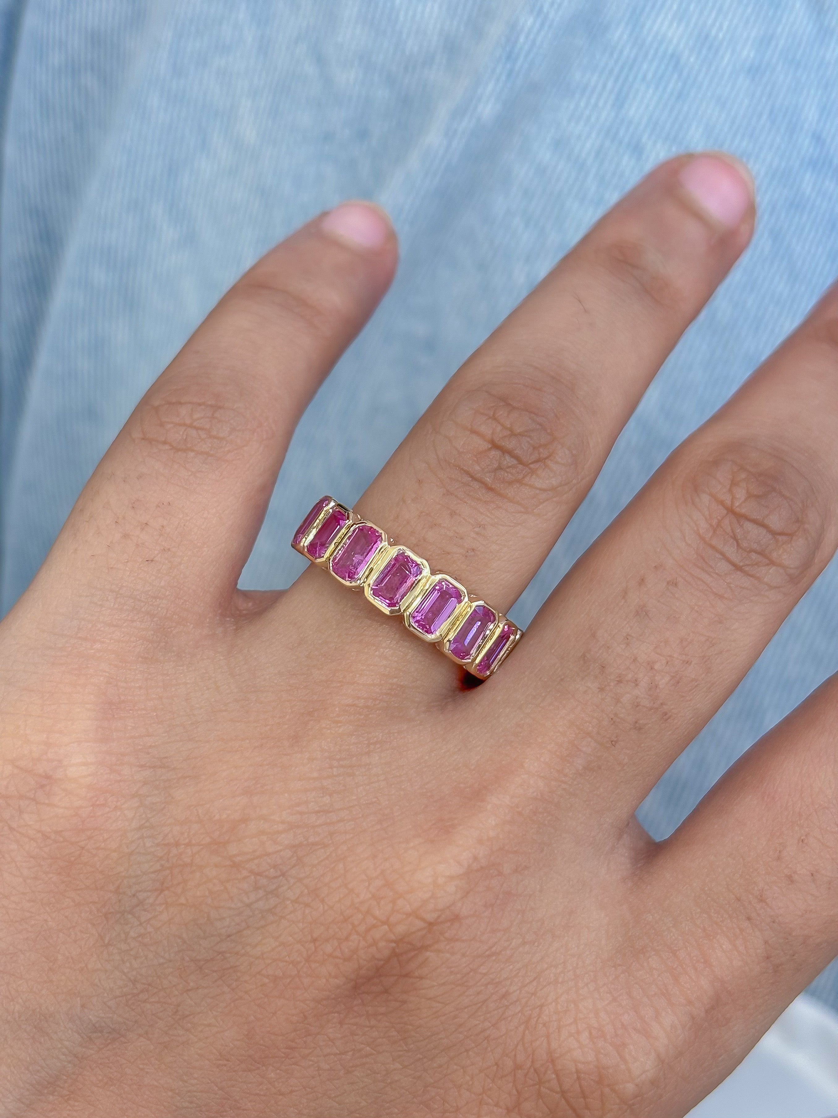 JPRG-4971/12050 Pink Sapphire Ring | 14K