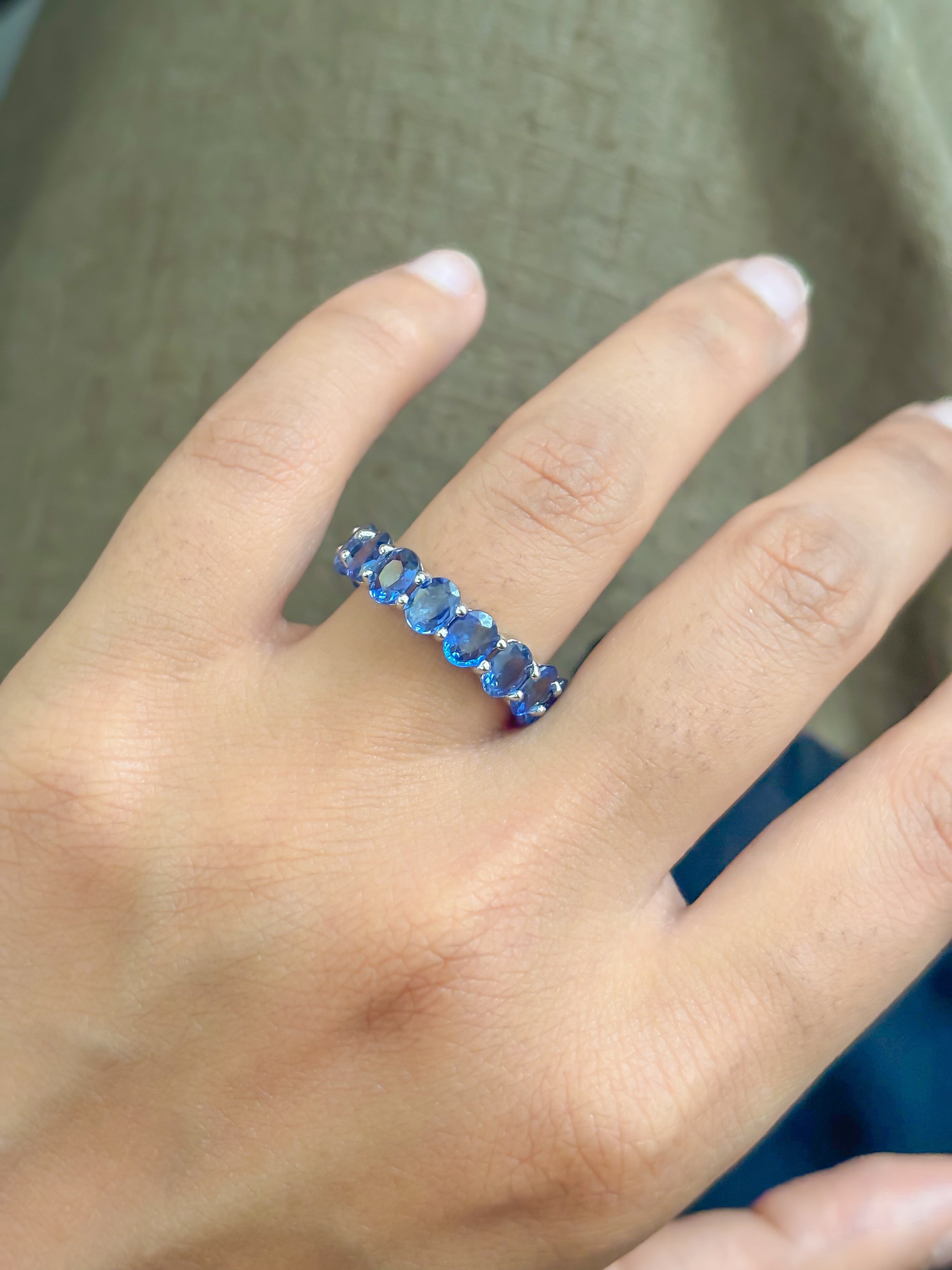 JPRG-4976/12069 Blue Sapphire Ring | 18K