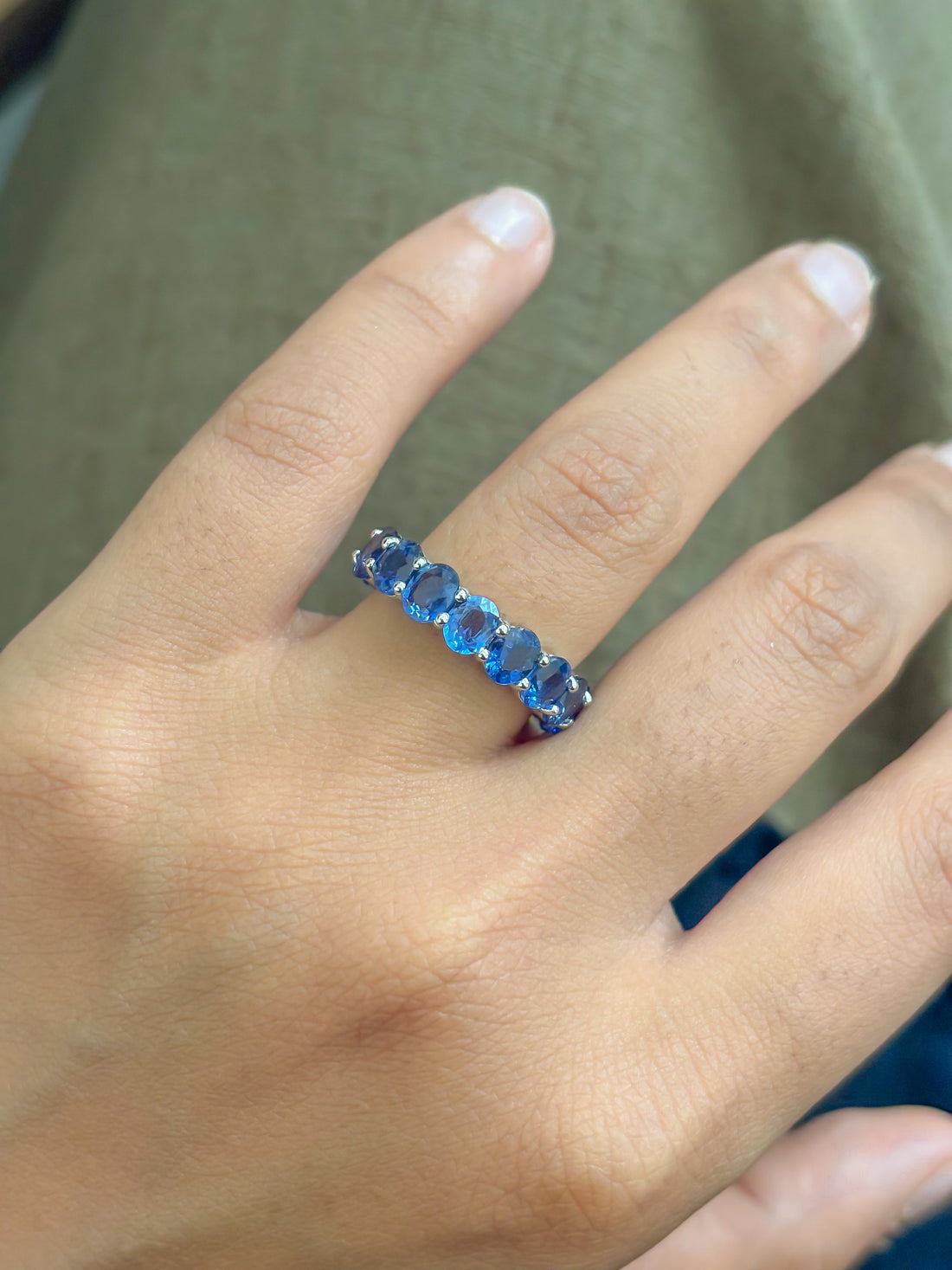 JPRG-4980/12085 Blue Sapphire Ring | 18K