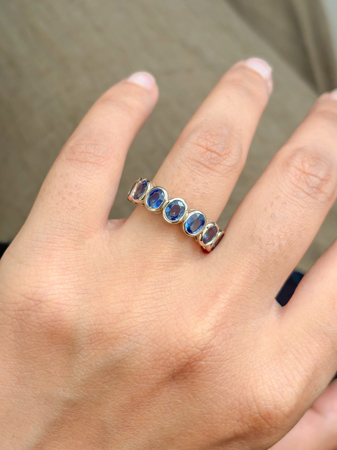 JPRG-4982/12087 Blue Sapphire Ring | 18K