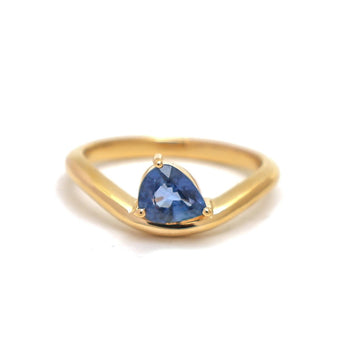 JPRG-4983/12088 Blue Sapphire Ring | 18K