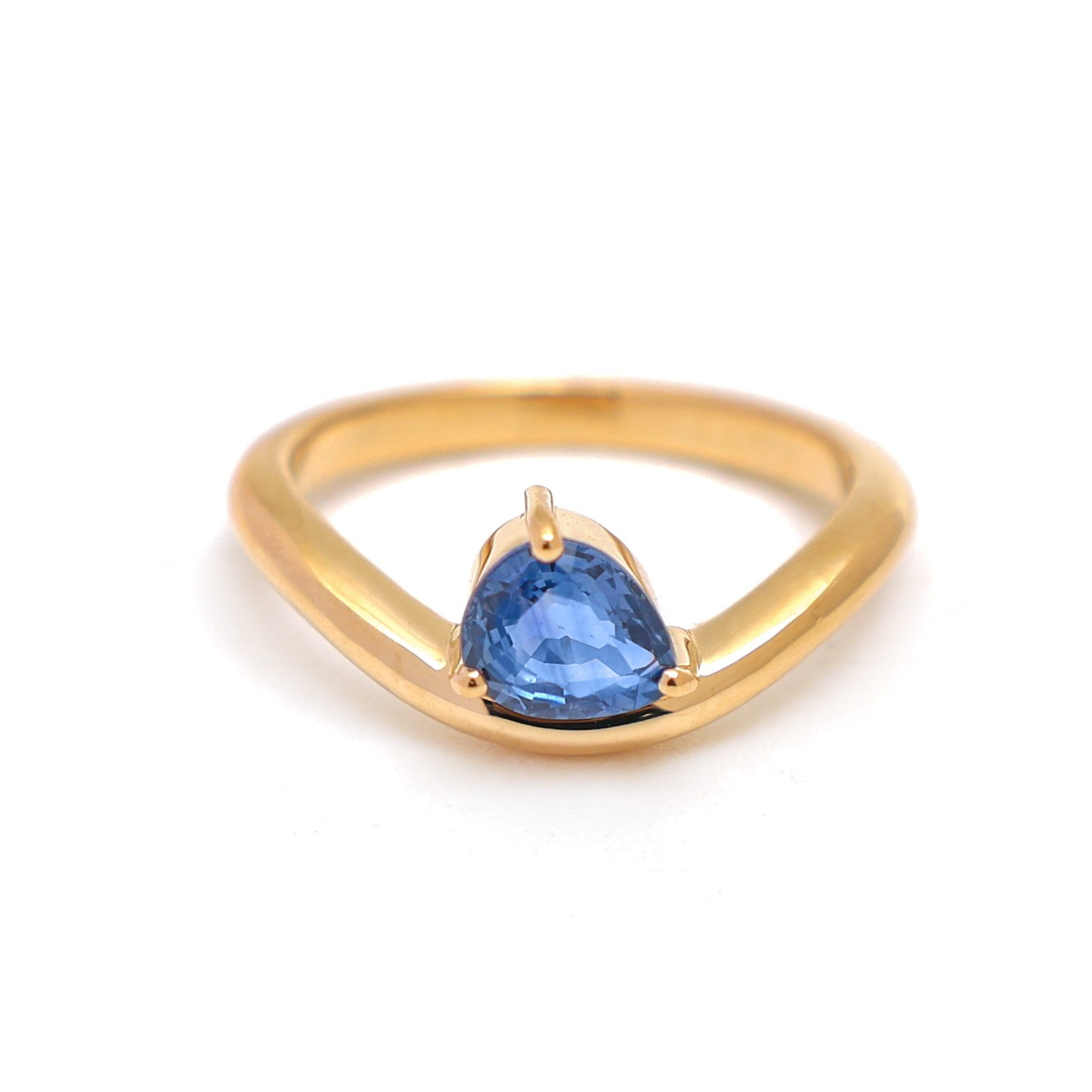 JPRG-4984/12089 Blue Sapphire Ring | 18K