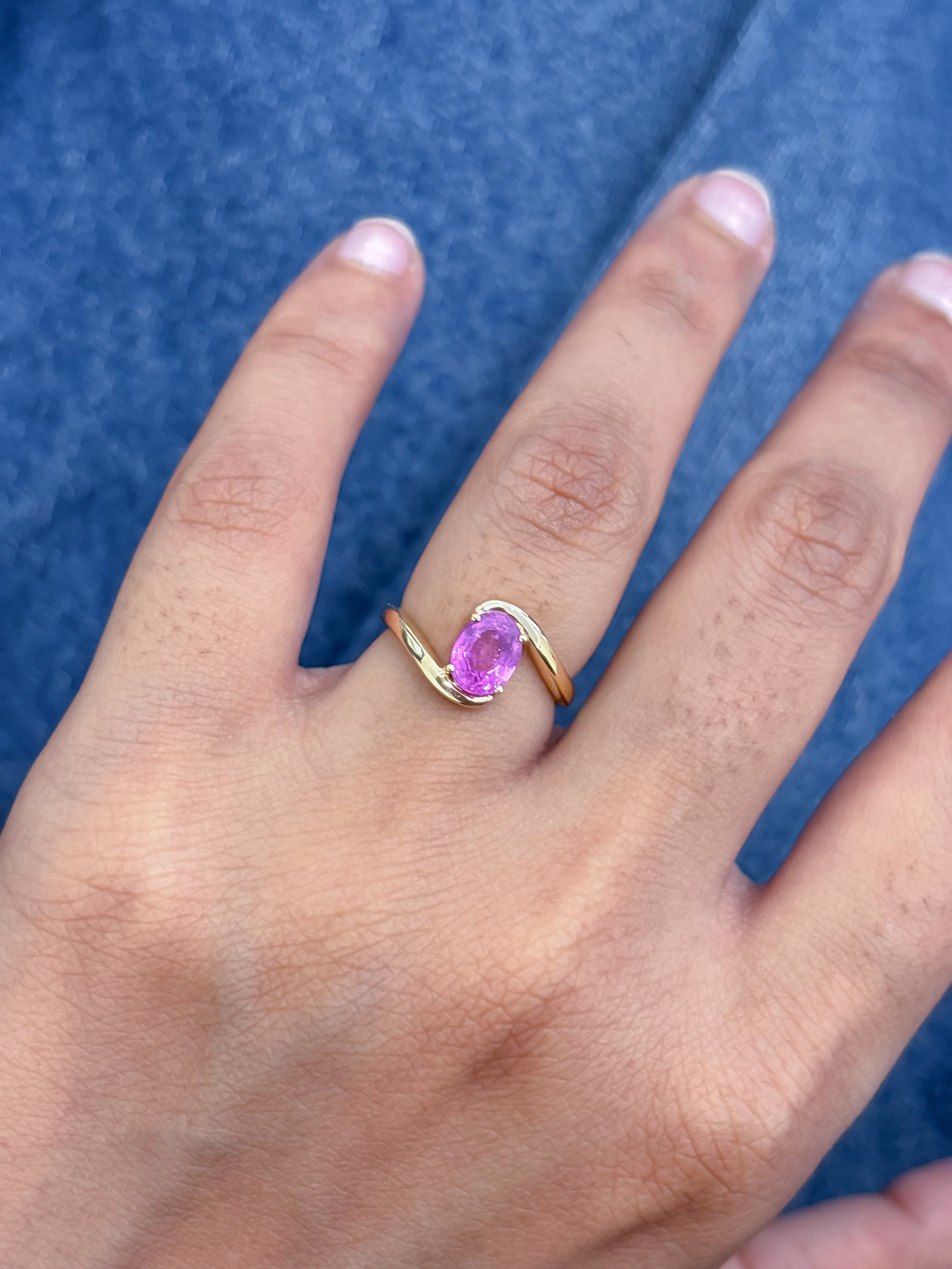 JPRG-4989/12094 Pink Sapphire Ring | 18K