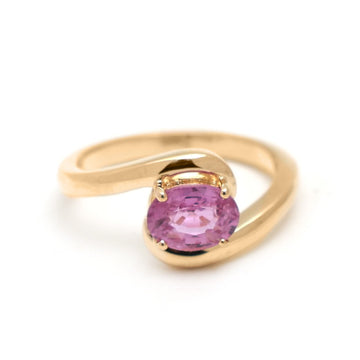 JPRG-4990/12095 Pink Sapphire Ring | 18K