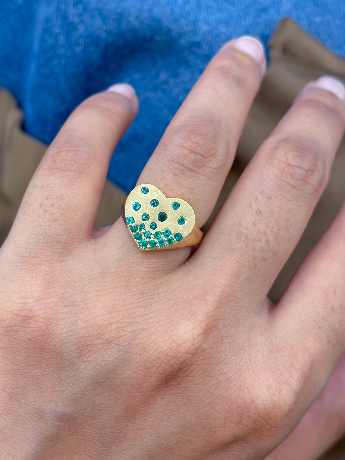 JPRG-4994/12099 Emerald Ring | 18K