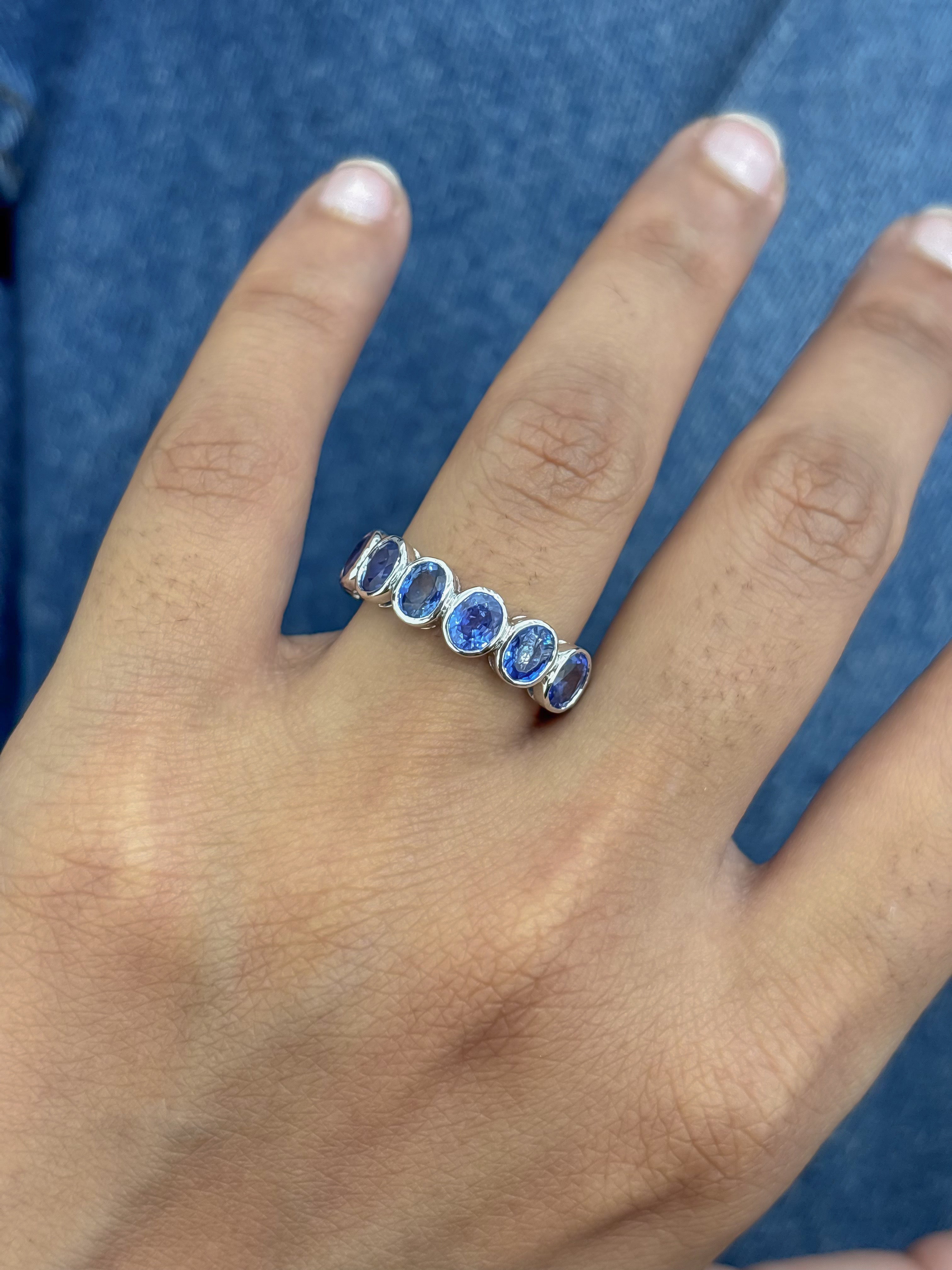 JPRG-4997/12102 Blue Sapphire Ring | 18K