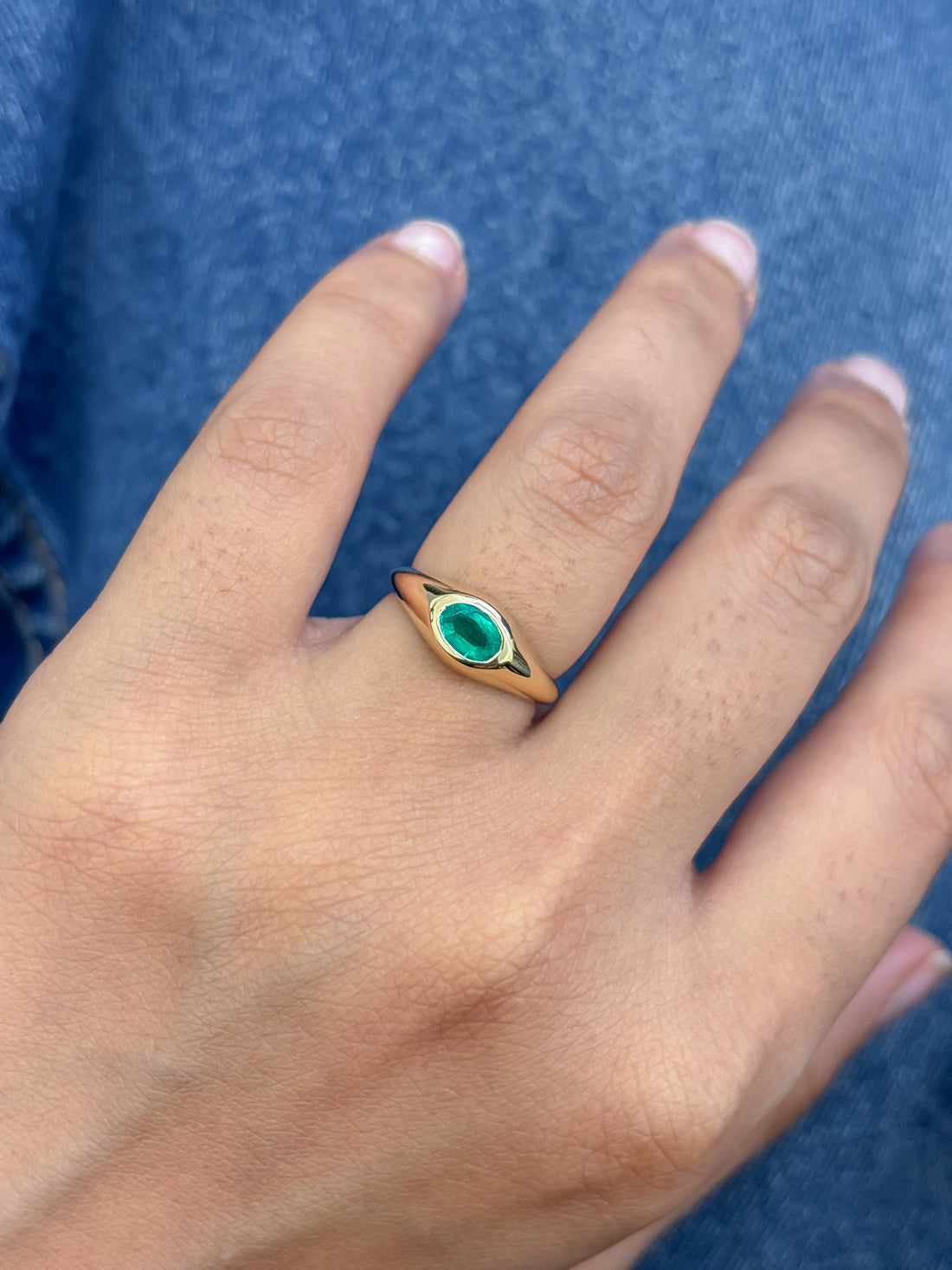 JPRG-5002/12114 Emerald Ring | 14K