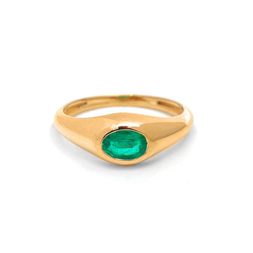 JPRG-5002/12114 Emerald Ring | 14K
