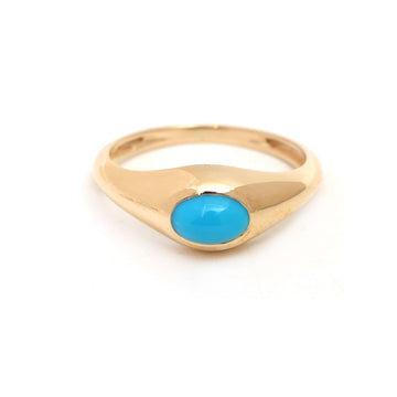 JPRG-5004/12116 Turquoise Ring | 14K