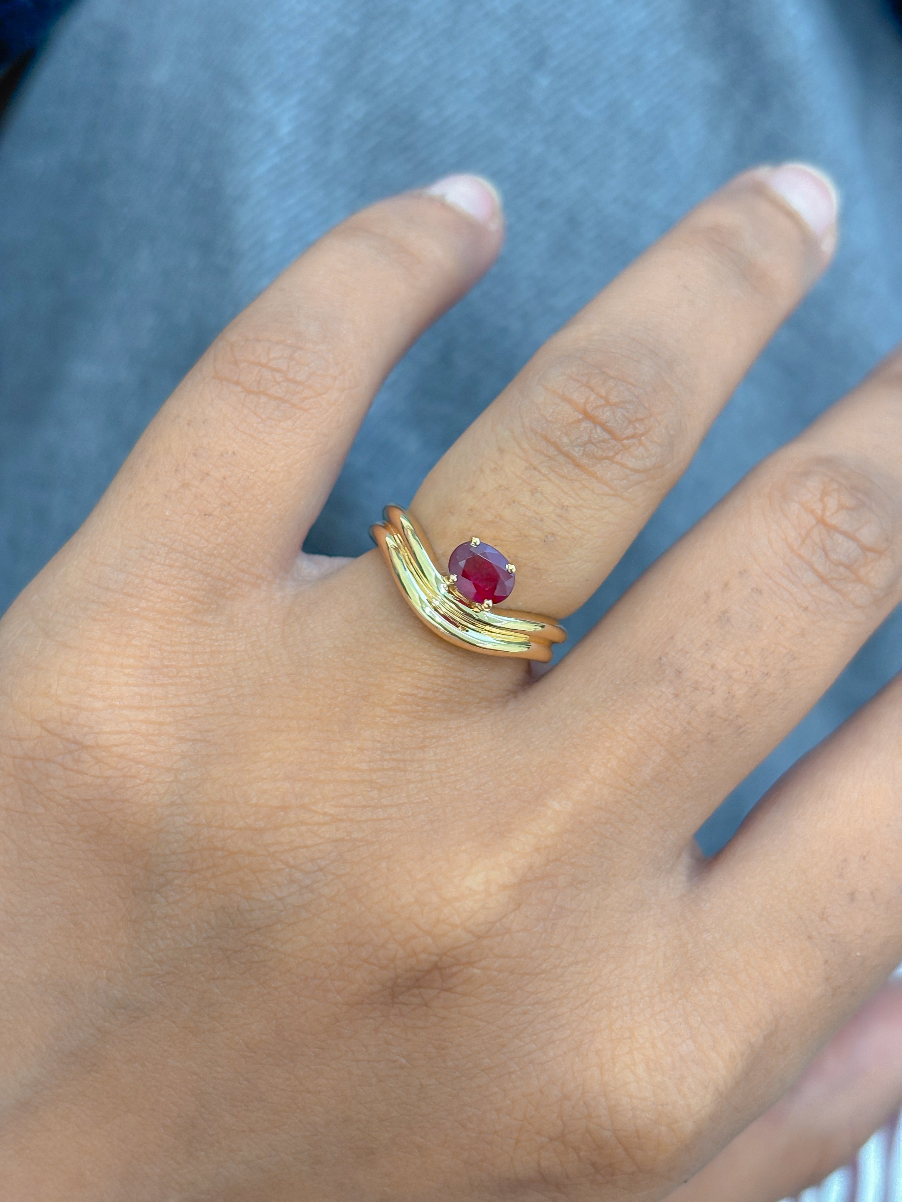 JPRG-5010/12131 Ruby Ring | 18K