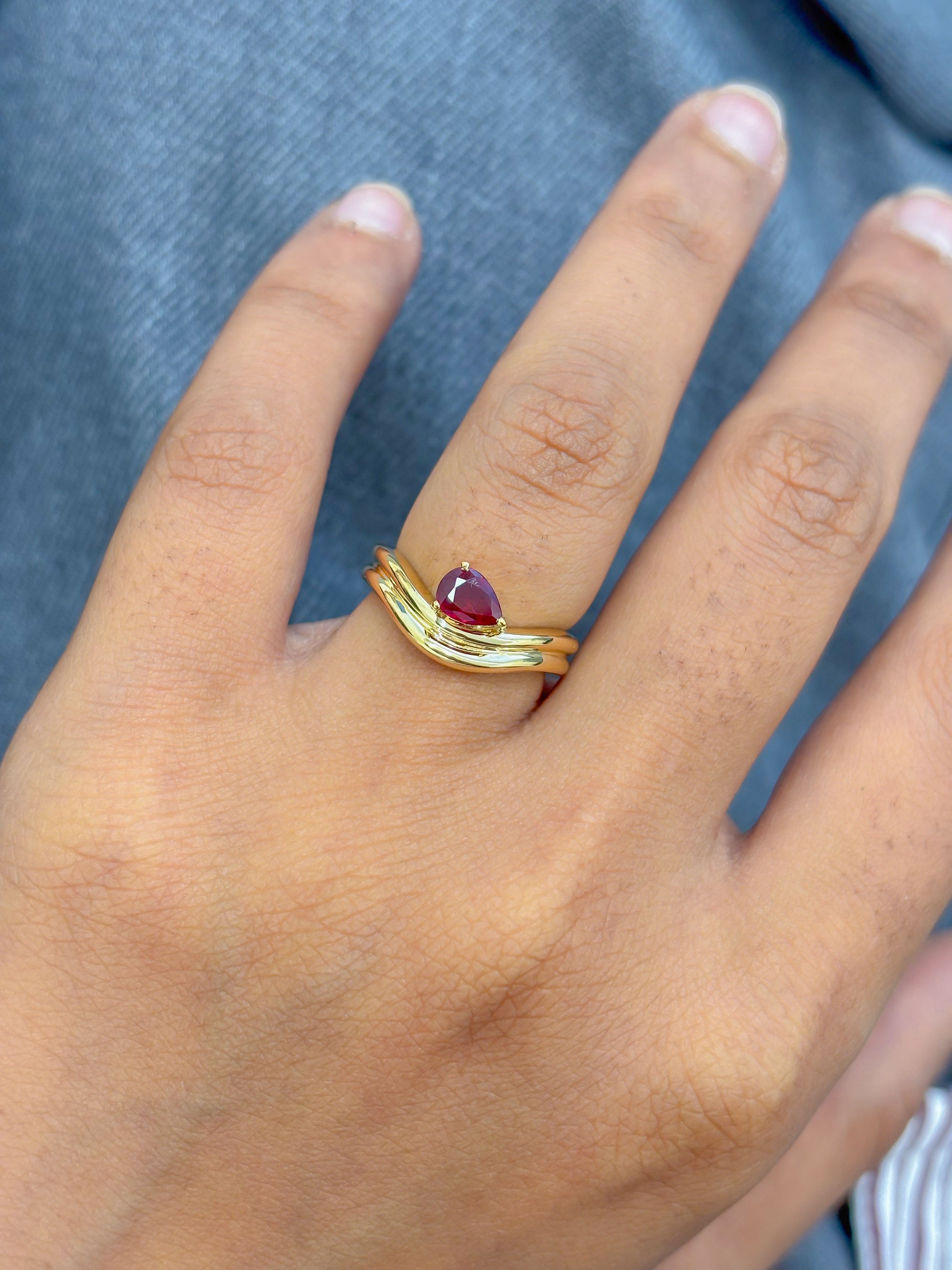 JPRG-5011/12132 Ruby Ring | 18K