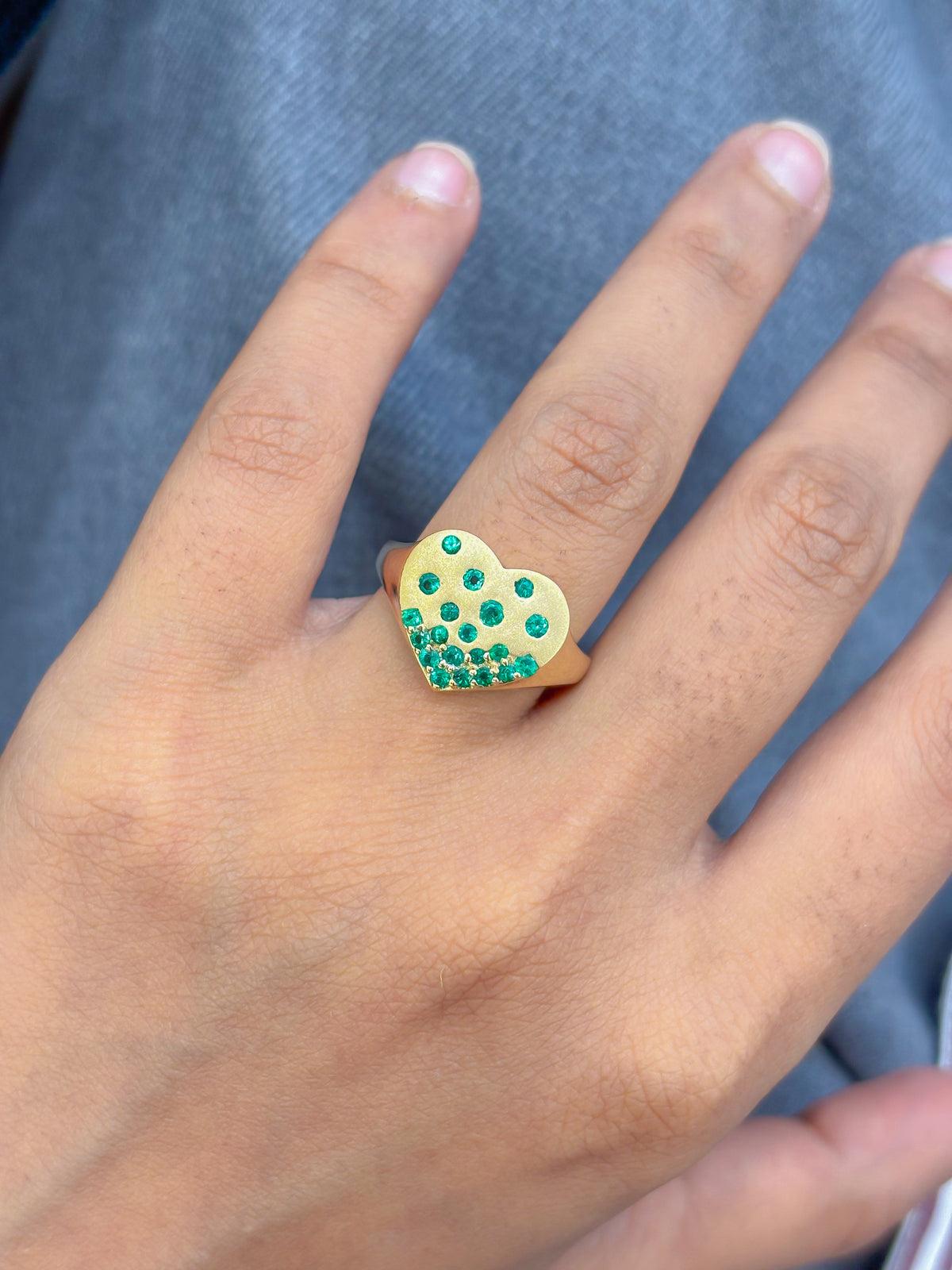 JPRG-5013/12134 Emerald Ring | 18K