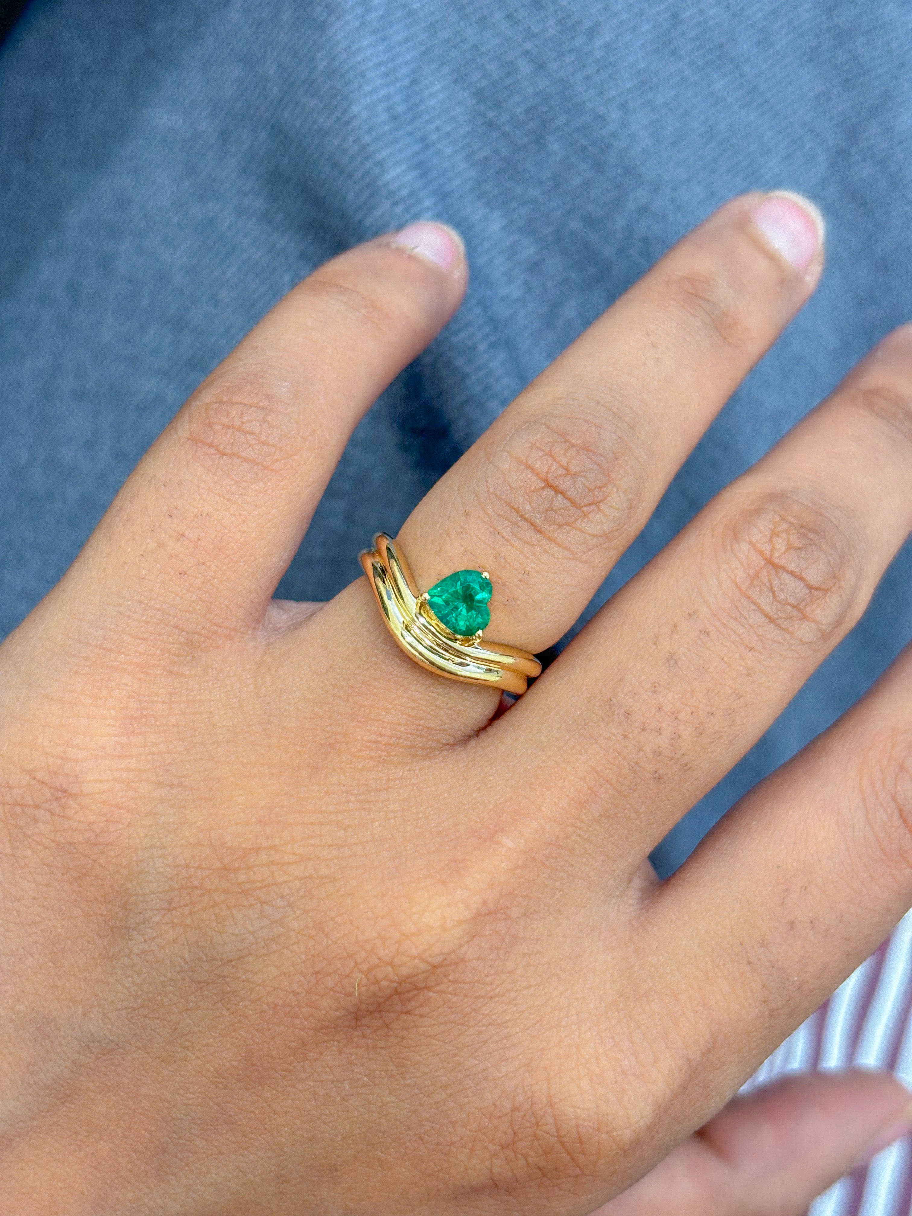 JPRG-5017/12138 Emerald Ring | 18K