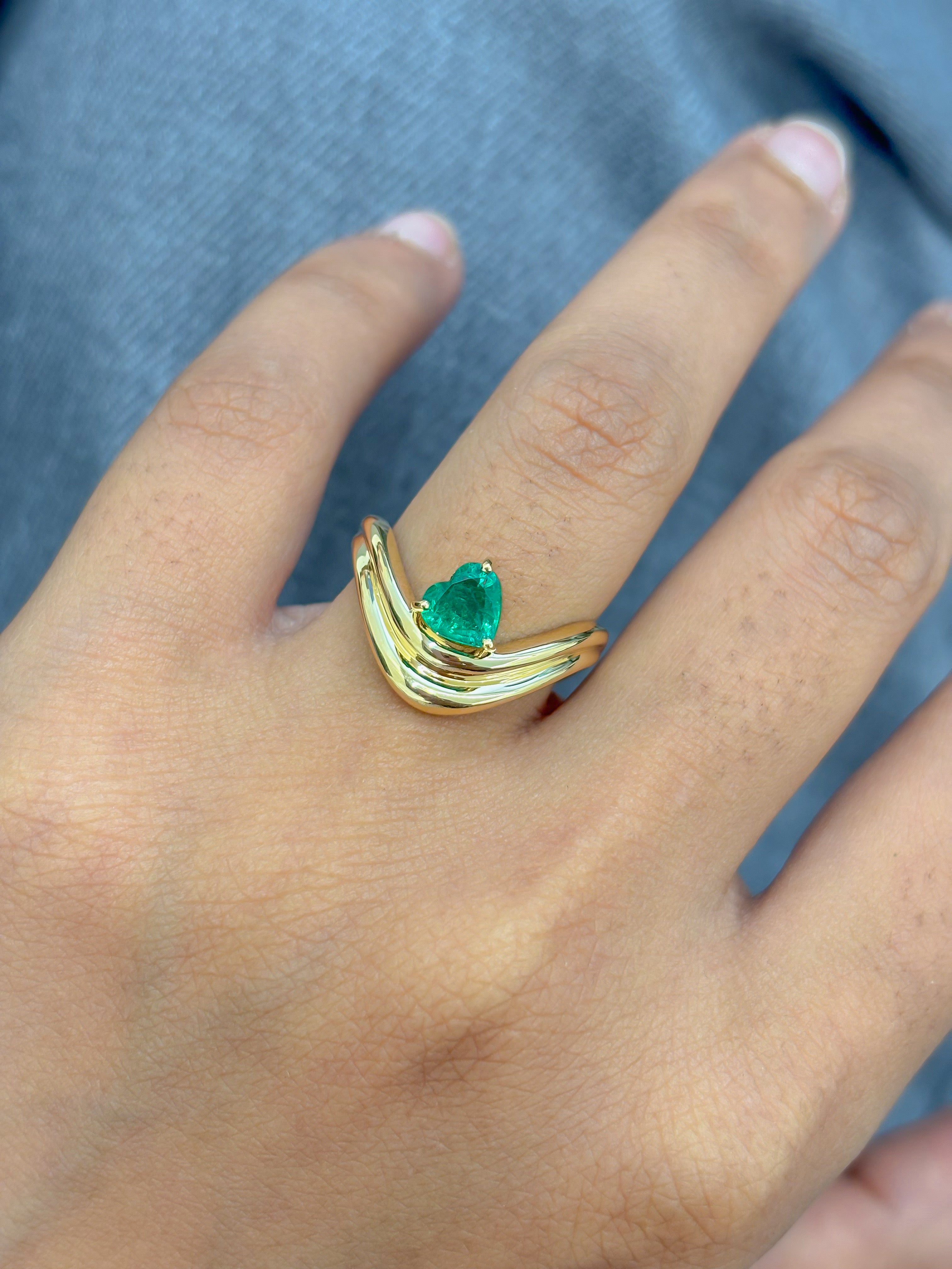 JPRG-5018/12139 Emerald Ring | 18K