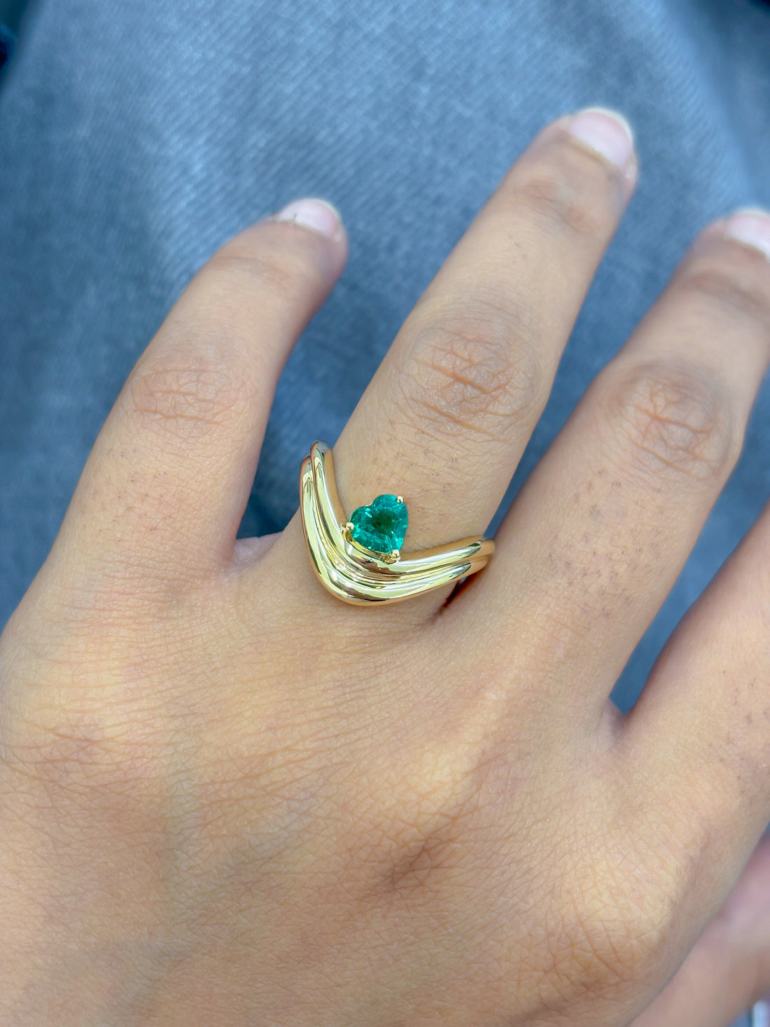 JPRG-5019/12140 Emerald Ring | 18K