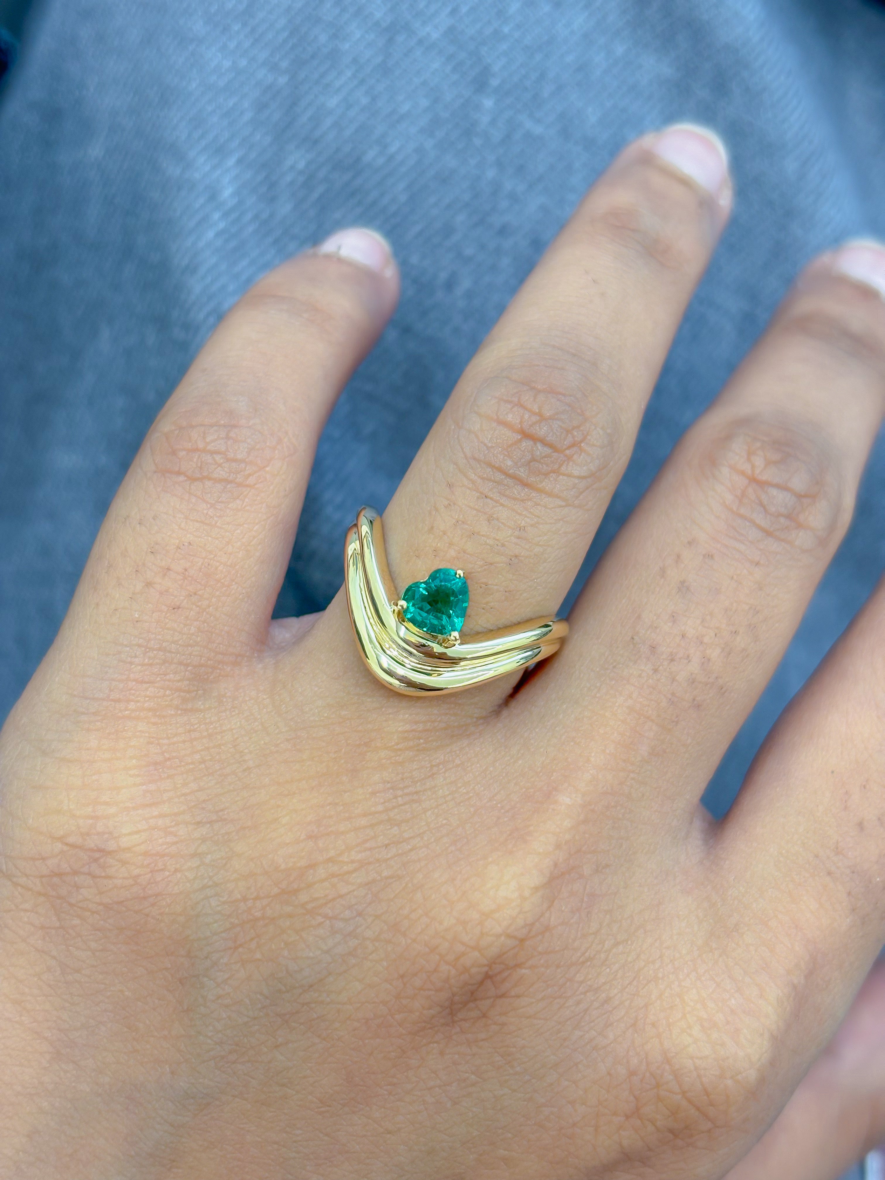 JPRG-5019/12140 Emerald Ring | 18K
