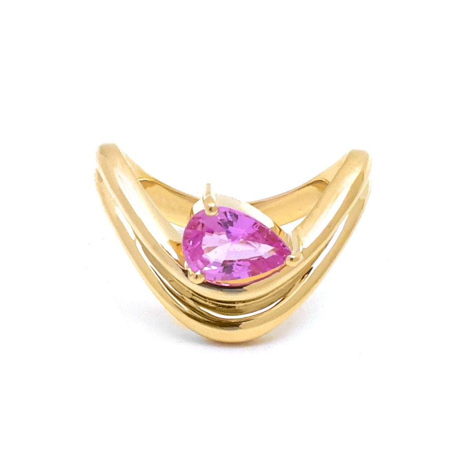 JPRG-5021/12142 Pink Sapphire Ring | 18K