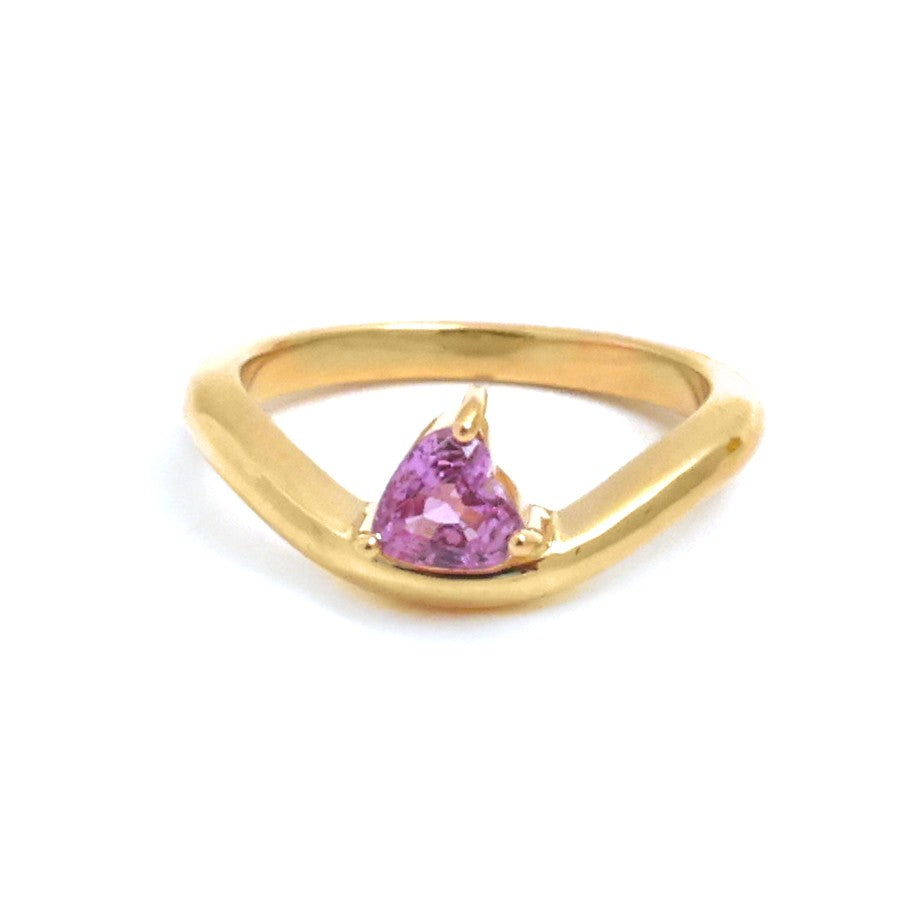 JPRG-5025/12146 Pink Sapphire Ring | 18K