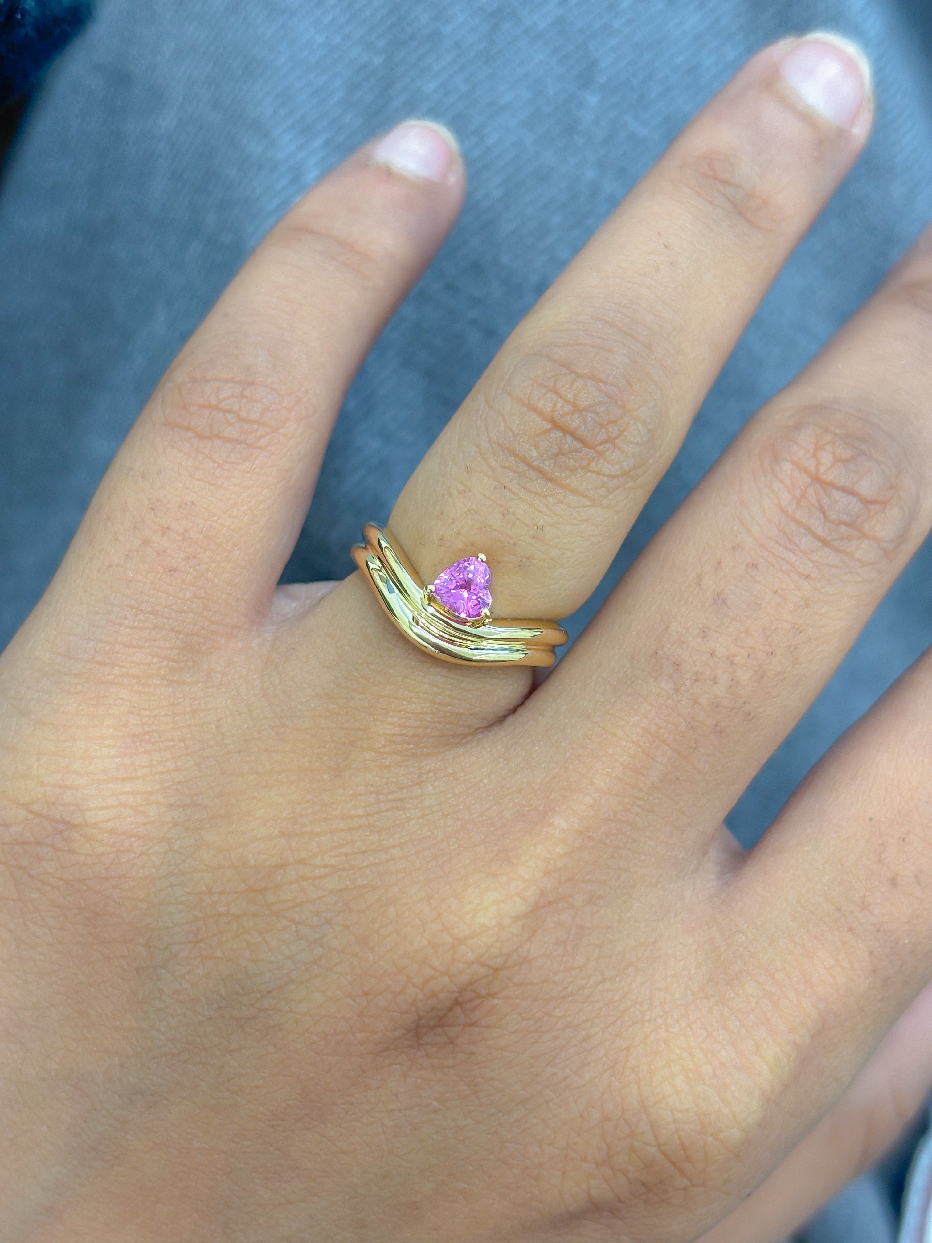 JPRG-5026/12147 Pink Sapphire Ring | 18K