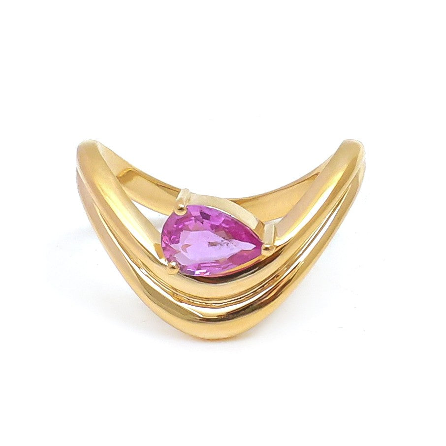 JPRG-5029/12150 Pink Sapphire Ring | 18K