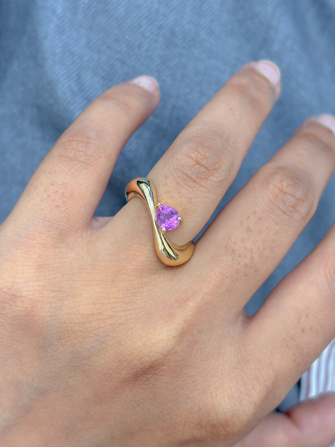 JPRG-5032/12153 Pink Sapphire Ring | 18K