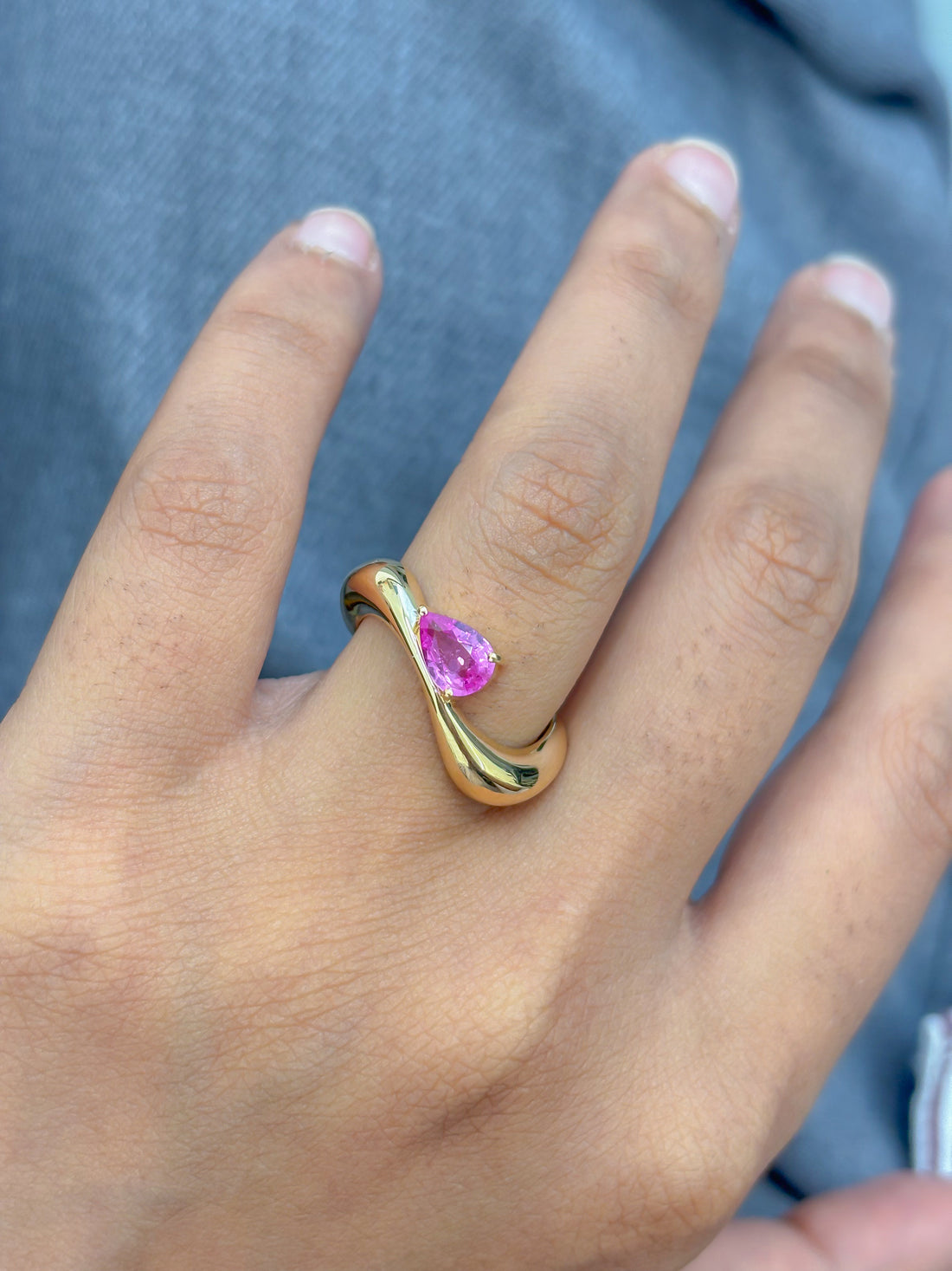 JPRG-5033/12154 Pink Sapphire Ring | 18K