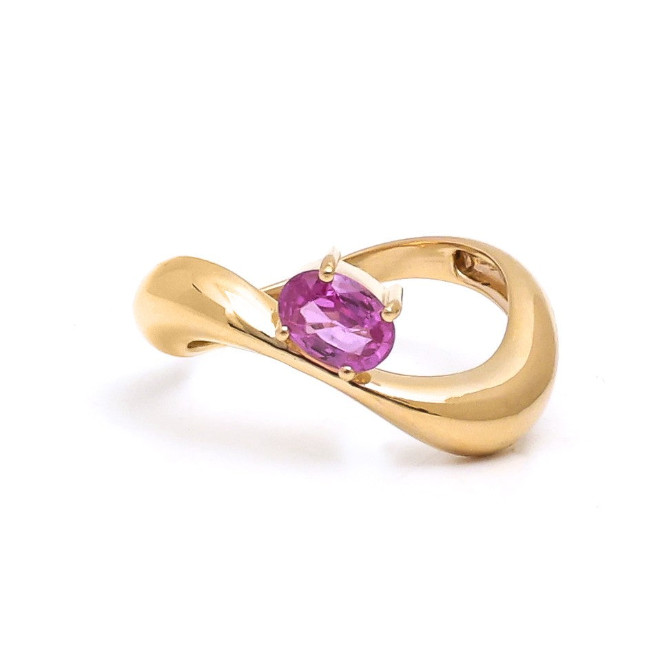 JPRG-5034/12155 Pink Sapphire Ring | 18K