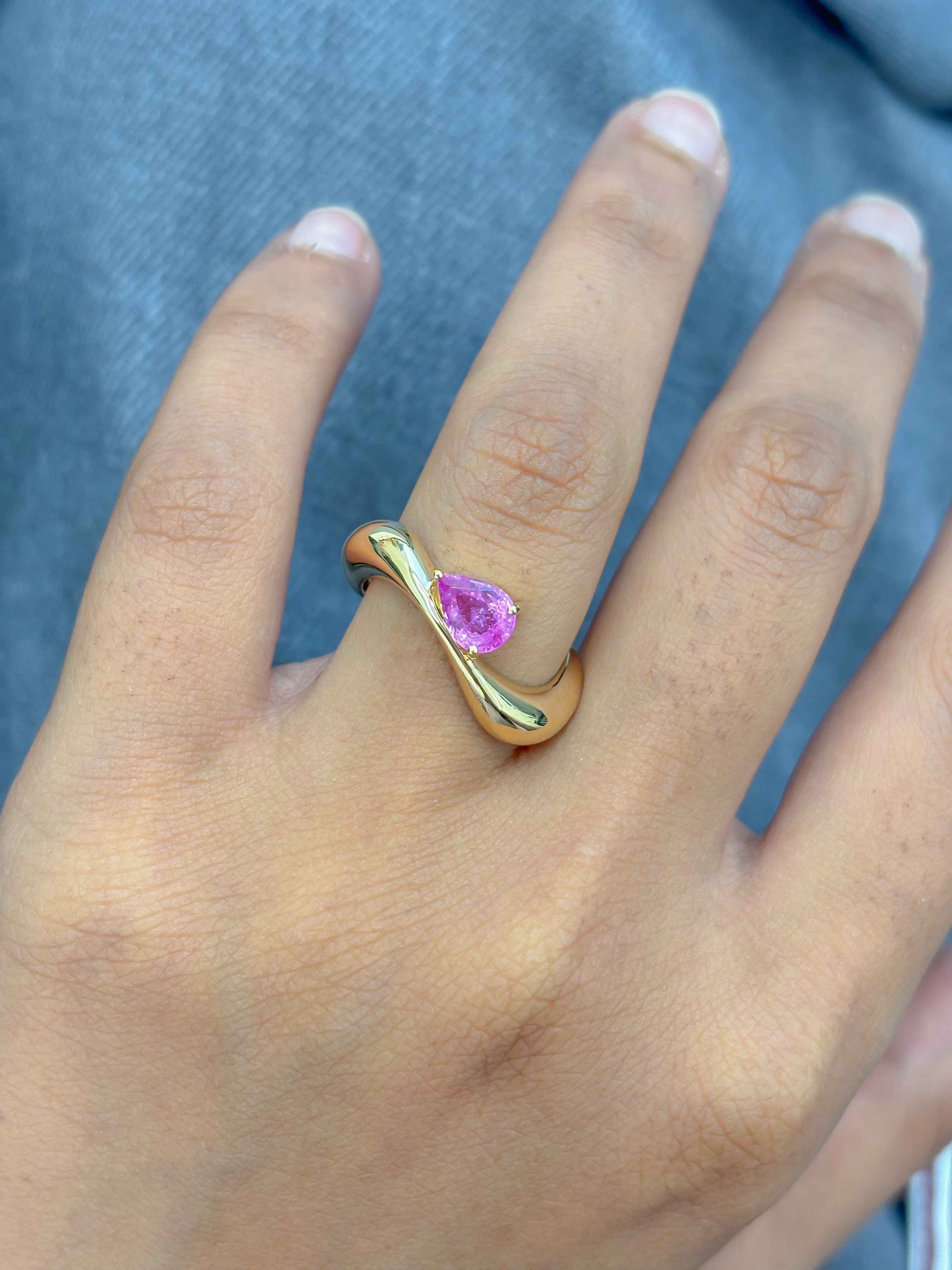 JPRG-5037/12158 Pink Sapphire Ring | 18K