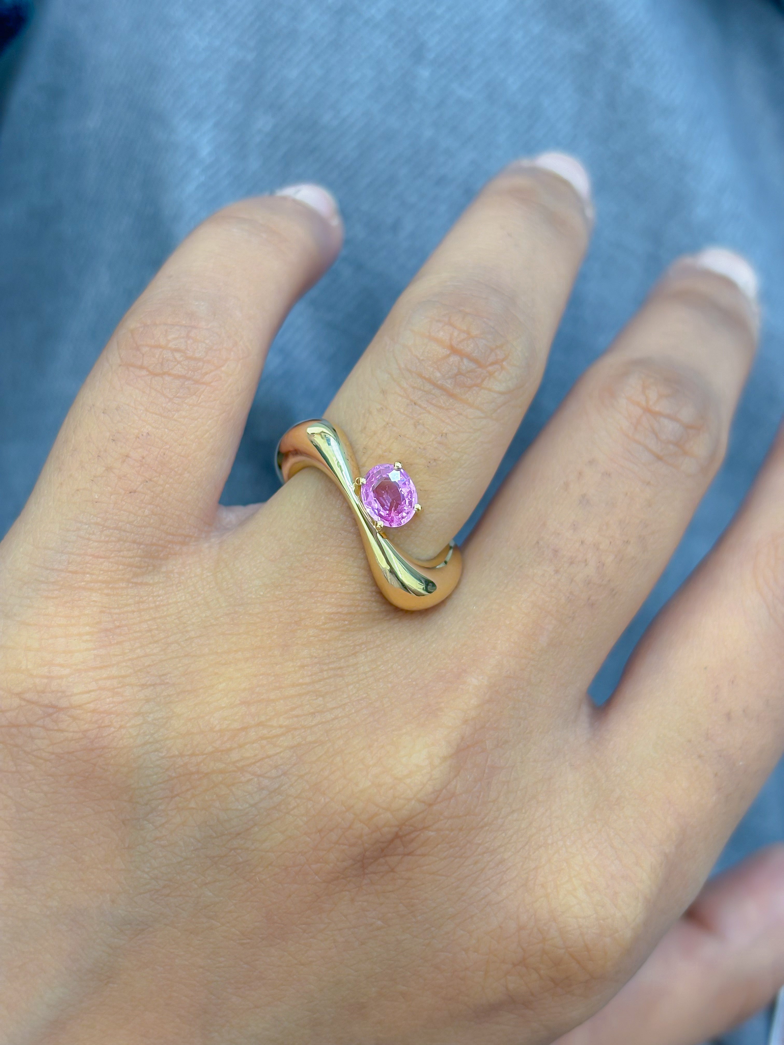JPRG-5040/12161 Pink Sapphire Ring | 18K