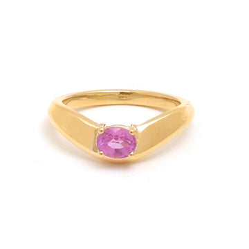 JPRG-5041/12162 Pink Sapphire Ring | 18K