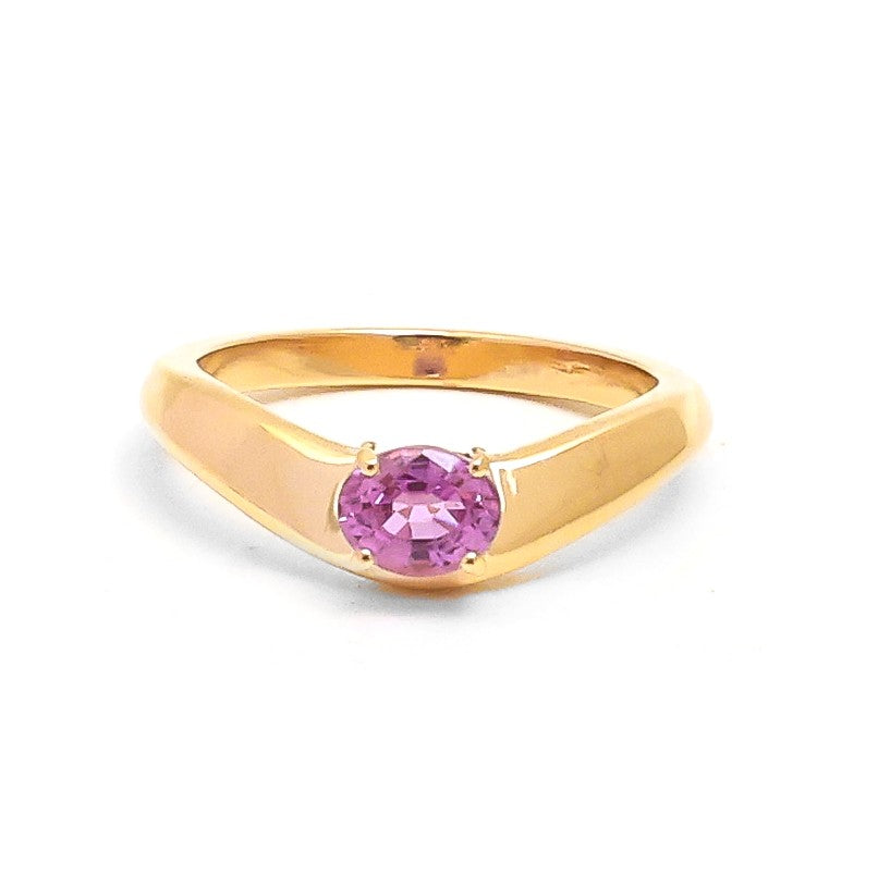 JPRG-5042/12163 Pink Sapphire Ring | 18K