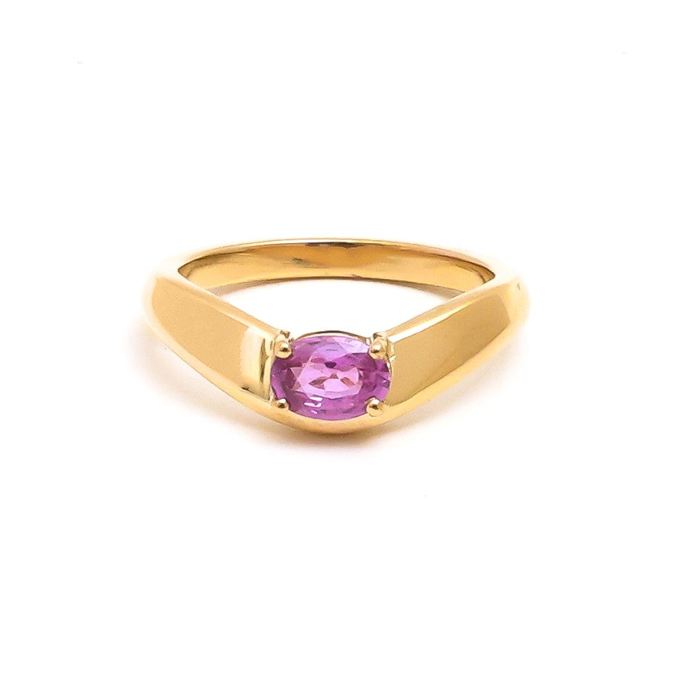 JPRG-5043/12164 Pink Sapphire Ring | 18K