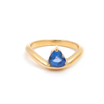 JPRG-5048/12169 Blue Sapphire Ring | 18K