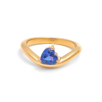 JPRG-5049/12170 Blue Sapphire Ring | 18K