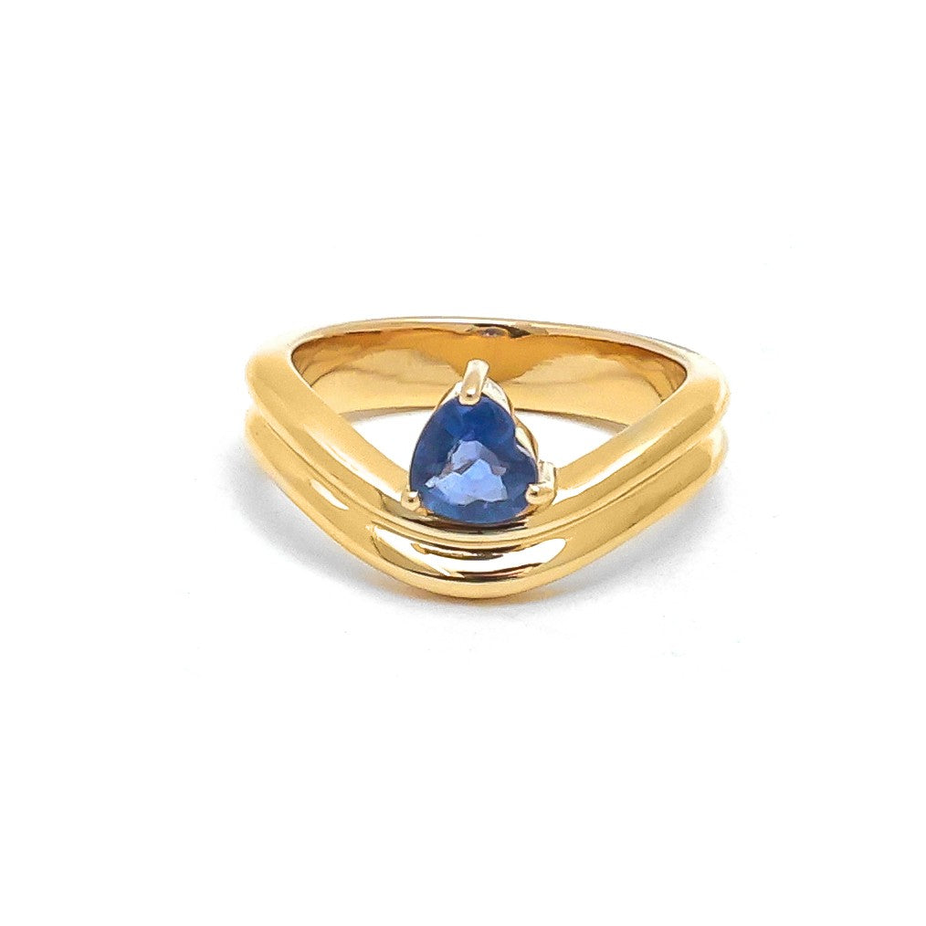JPRG-5053/12174 Blue Sapphire Ring | 18K