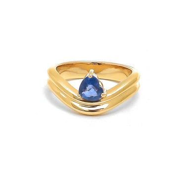 JPRG-5053/12174 Blue Sapphire Ring | 18K