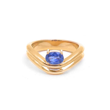 JPRG-5055/12176 Blue Sapphire Ring | 18K