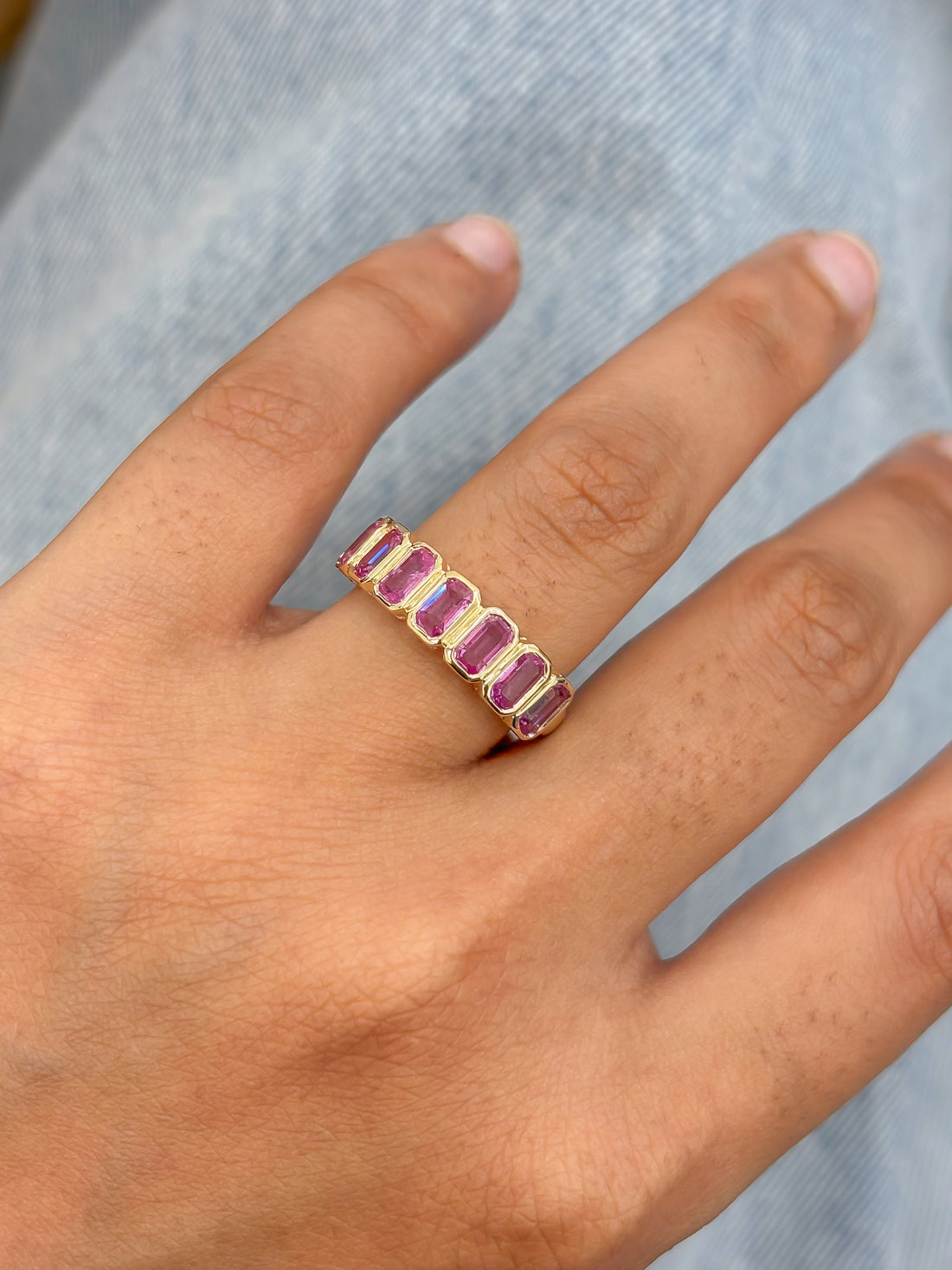 JPRG-5062/12201 Pink Sapphire Ring | 14K