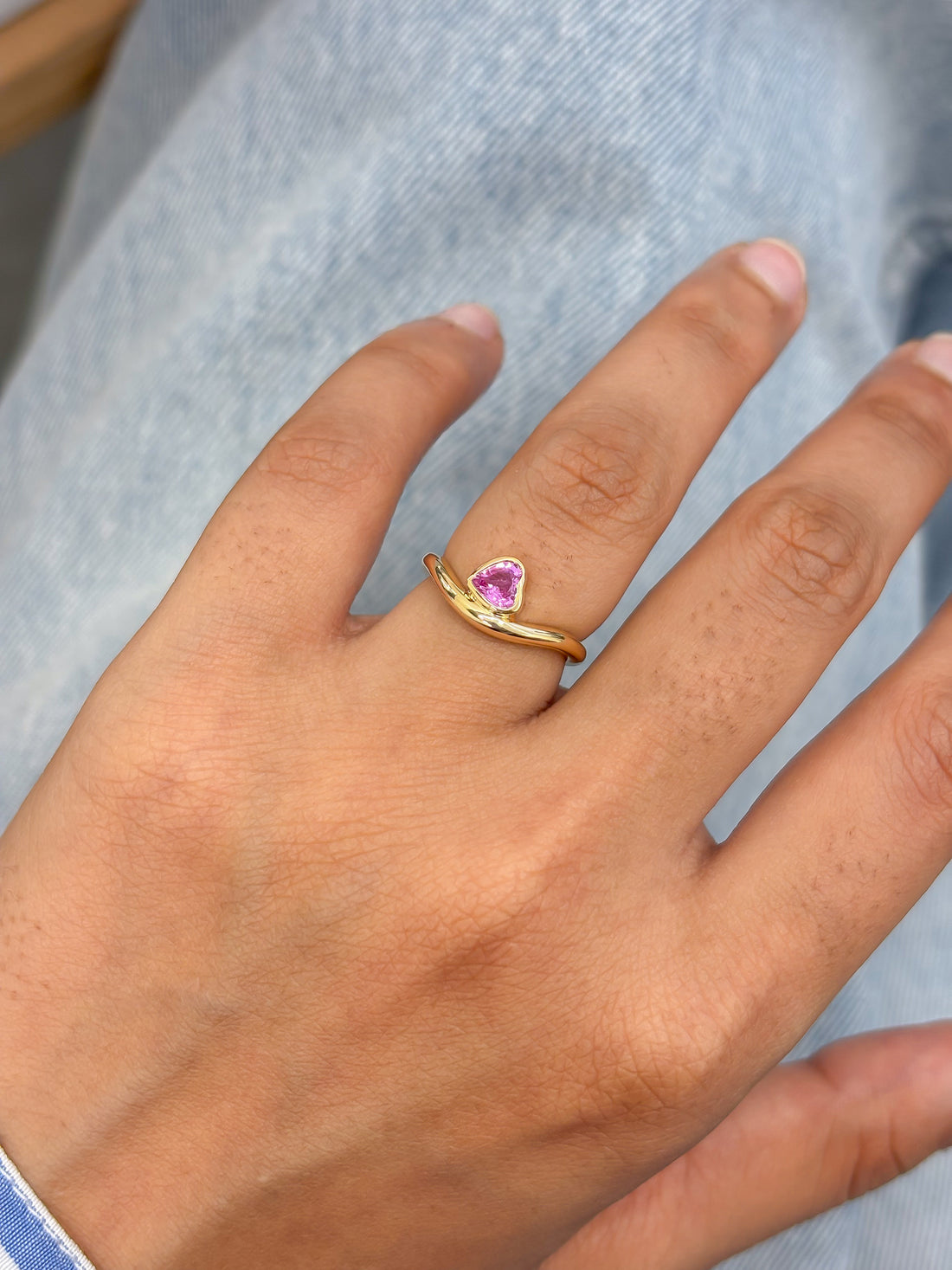 JPRG-5063/12202 Pink Sapphire Ring | 18K