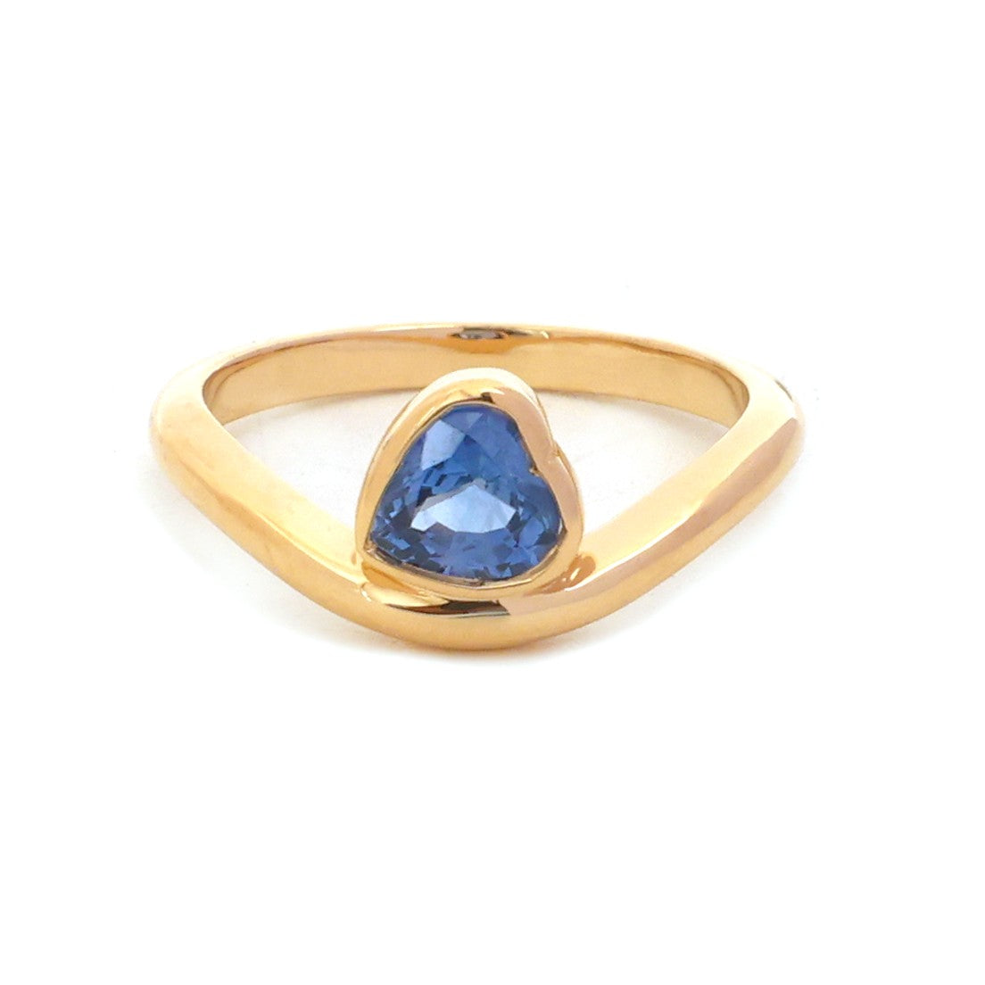 JPRG-5064/12203 Blue Sapphire Ring | 18K