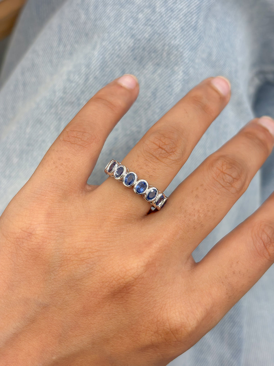 JPRG-5065/12204 Blue Sapphire Ring | 14K