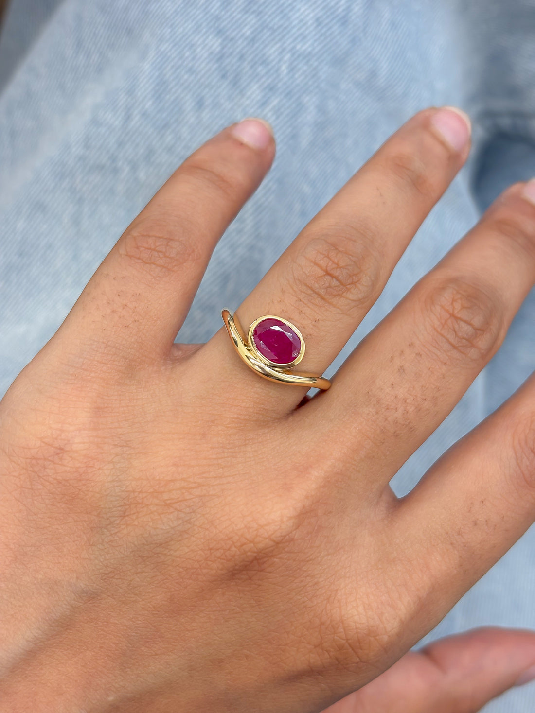 JPRG-5068/12207 Ruby Ring | 18K
