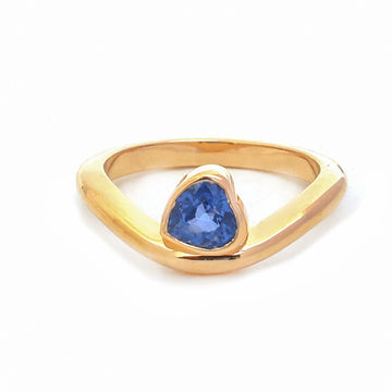 JPRG-5070/12209 Blue Sapphire Ring | 18K