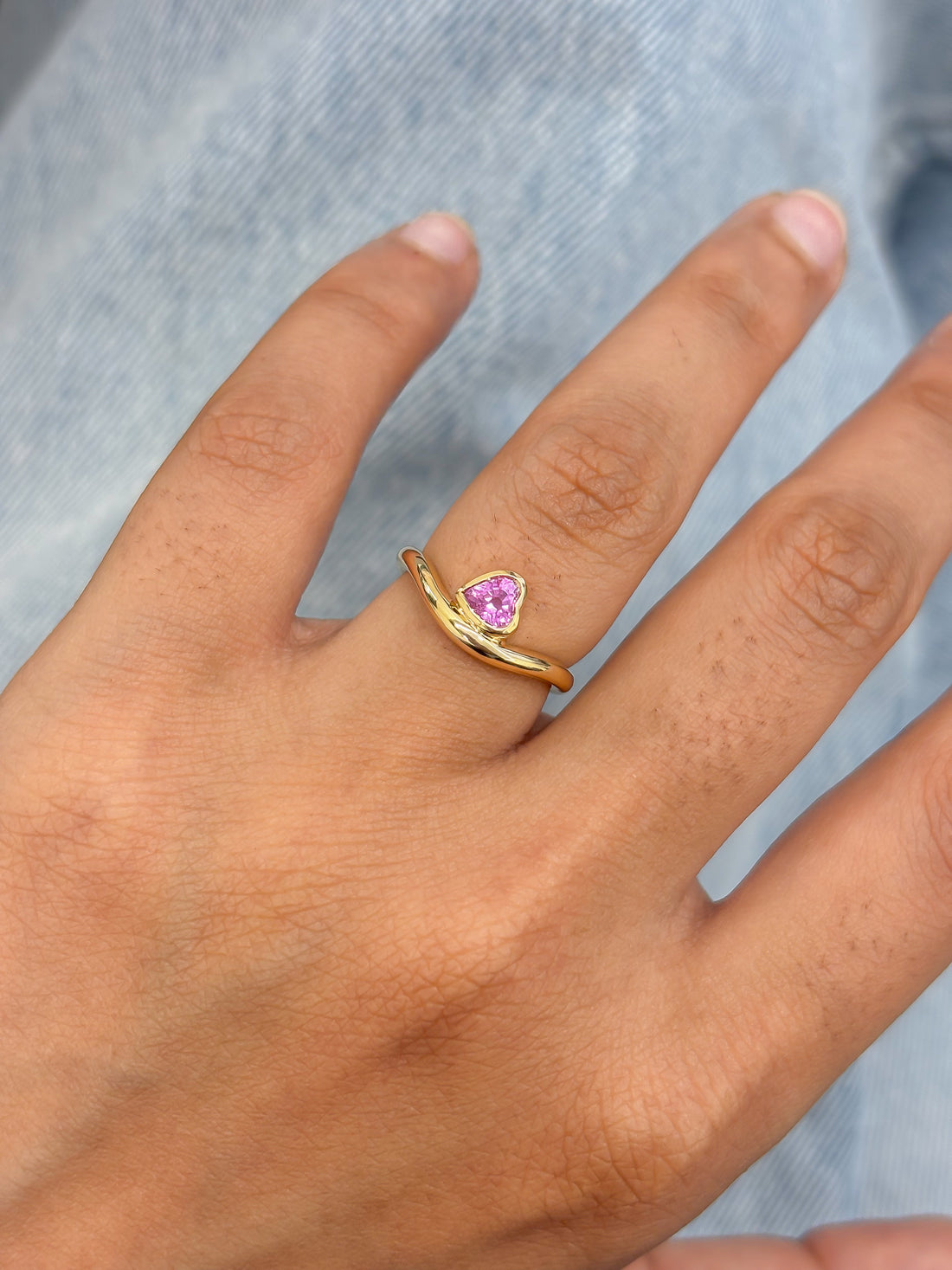 JPRG-5071/12210 Pink Sapphire Ring | 18K