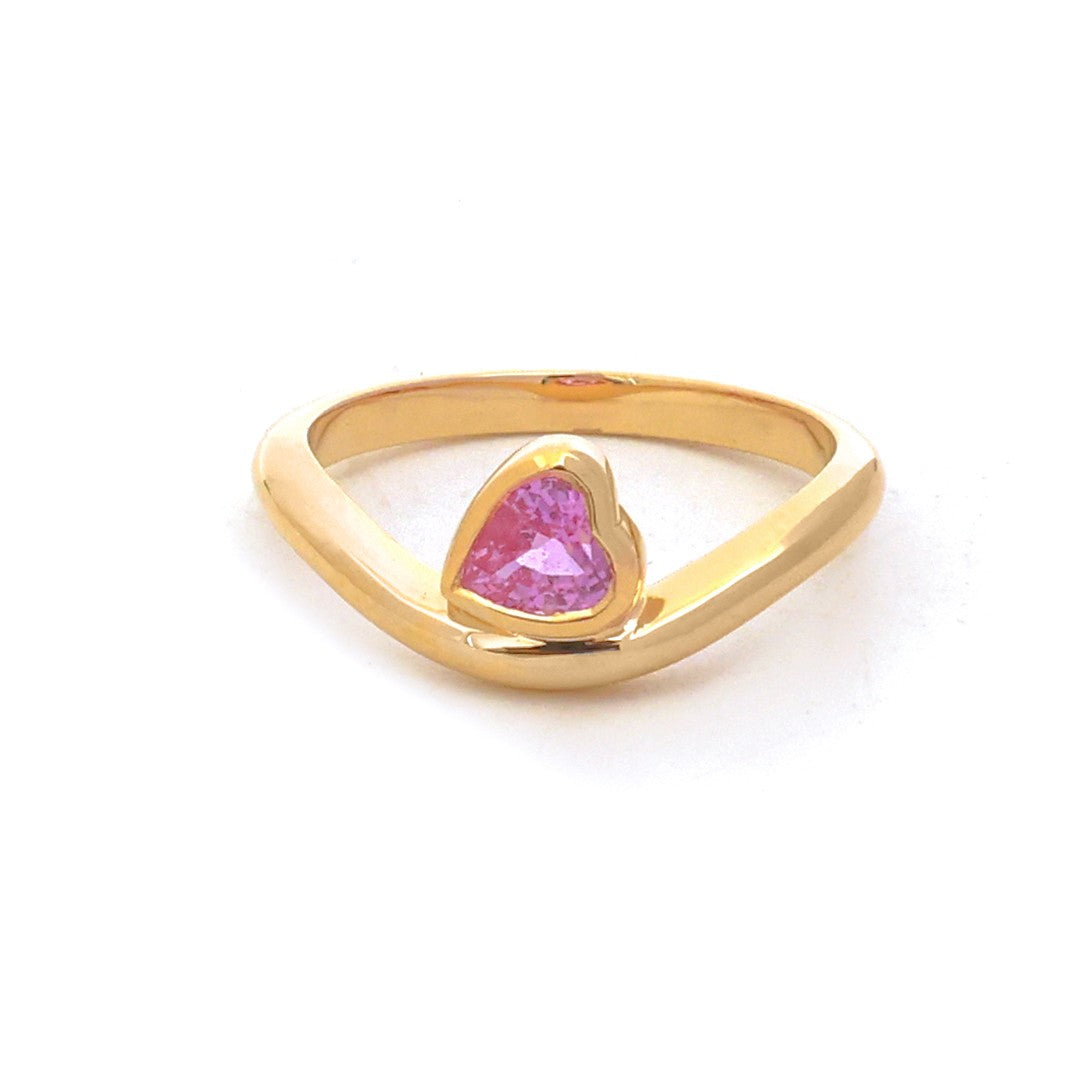 JPRG-5071/12210 Pink Sapphire Ring | 18K