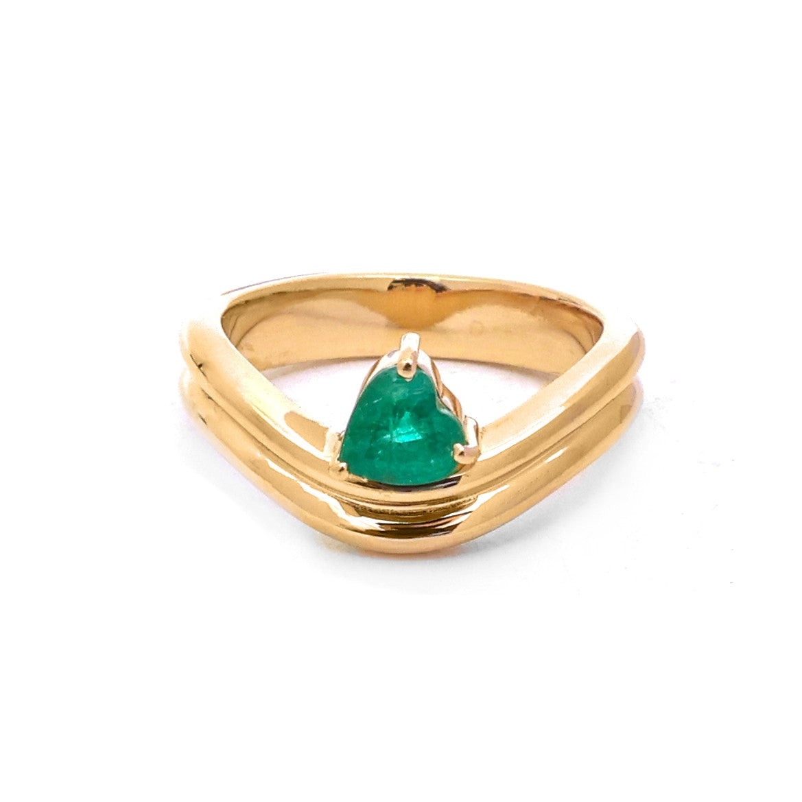 JPRG-5075/12214 Emerald Ring | 18K