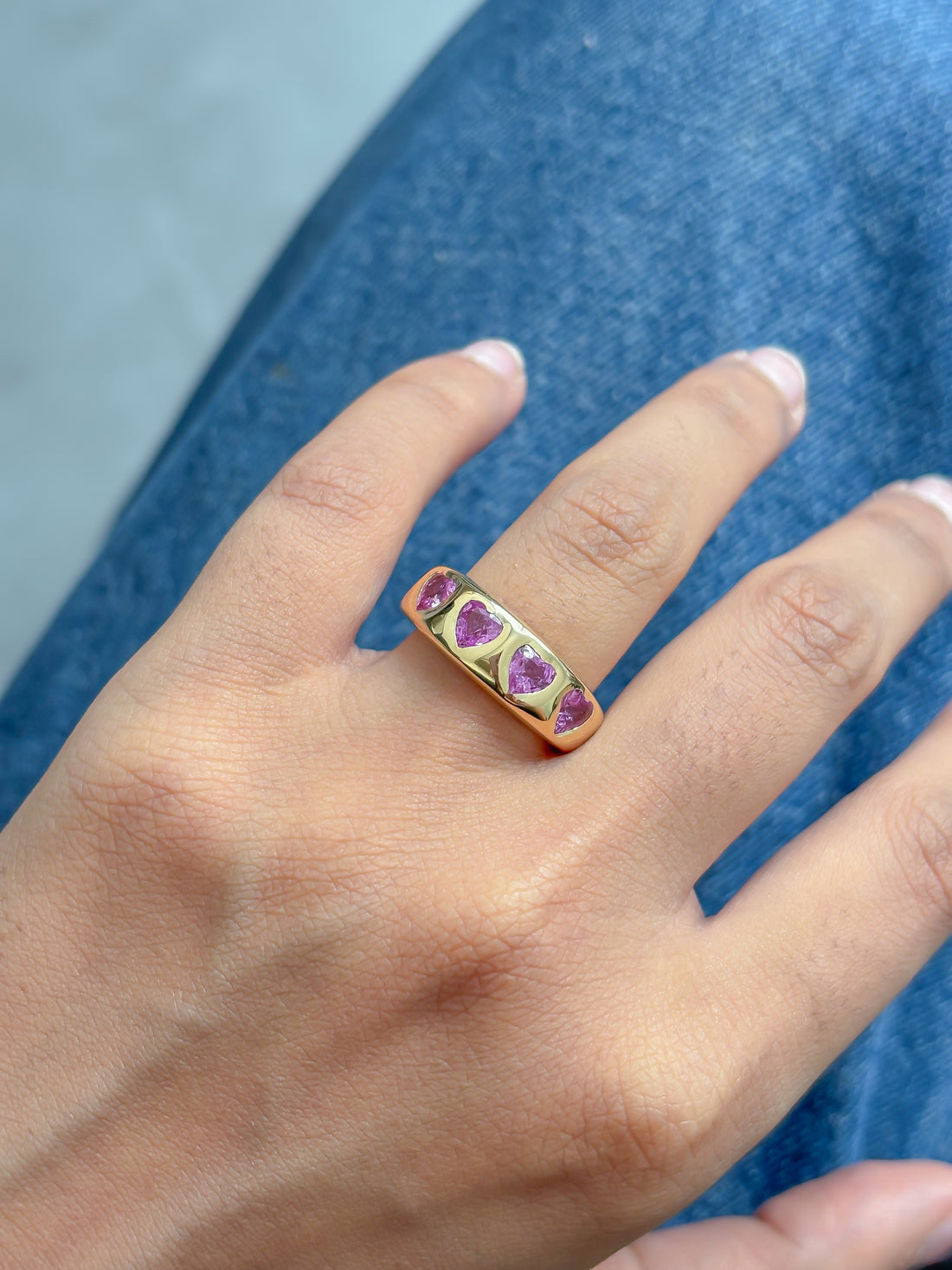 JPRG-5078/12229 Pink Sapphire Ring | 14K