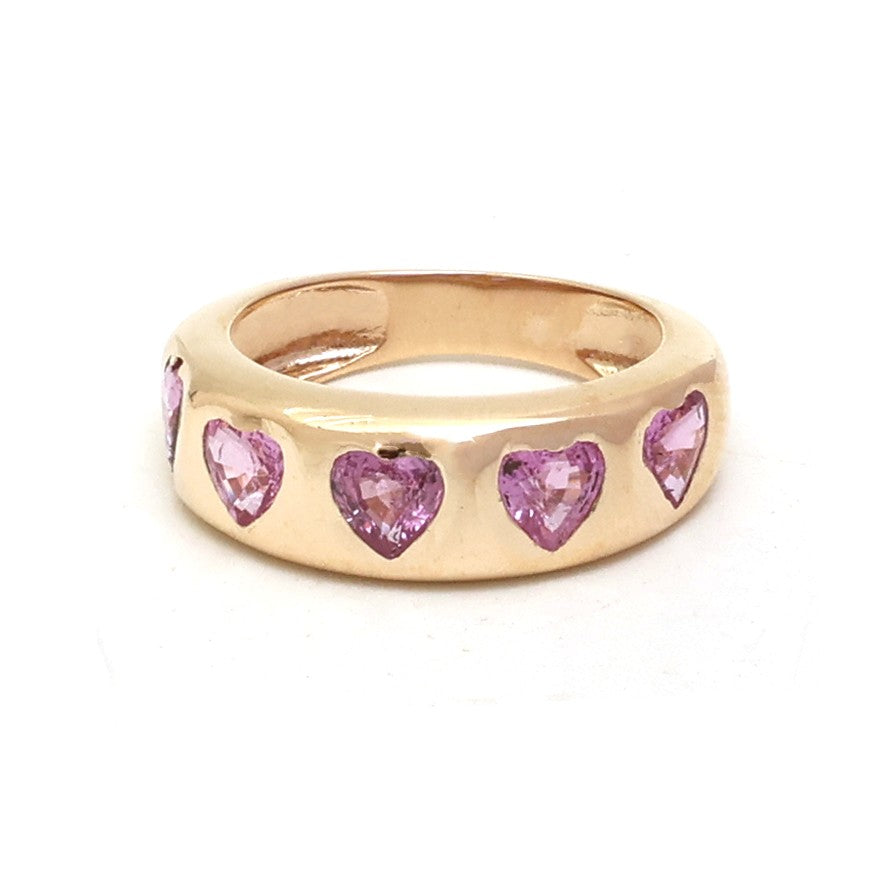 JPRG-5078/12229 Pink Sapphire Ring | 14K