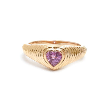 JPRG-5086/12244 Pink Sapphire Ring | 18K